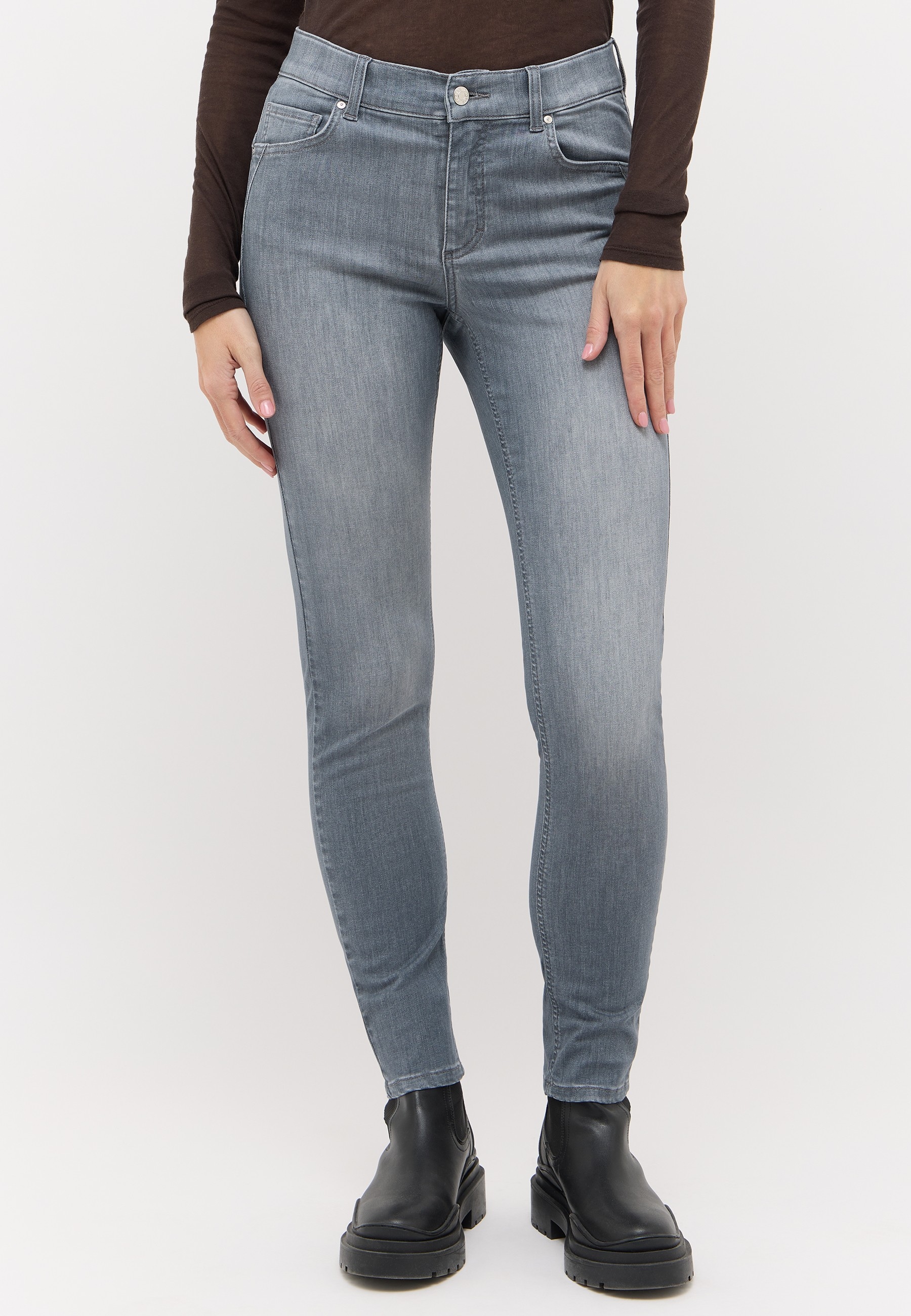 ANGELS Skinny-fit-Jeans "SKINNY SHAPE" Slim fit Passform, mit Push-up Effekt, aus Baumwollmischung