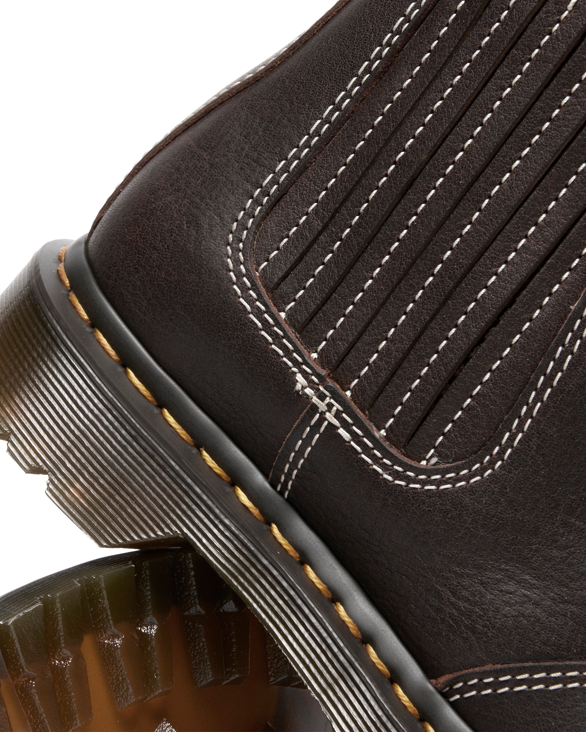 DR. MARTENS Winterboots »2976 Leonore II«  Blockabsatz, Stiefelette, Schlupfboots mit Fellimitat am Schaftrand