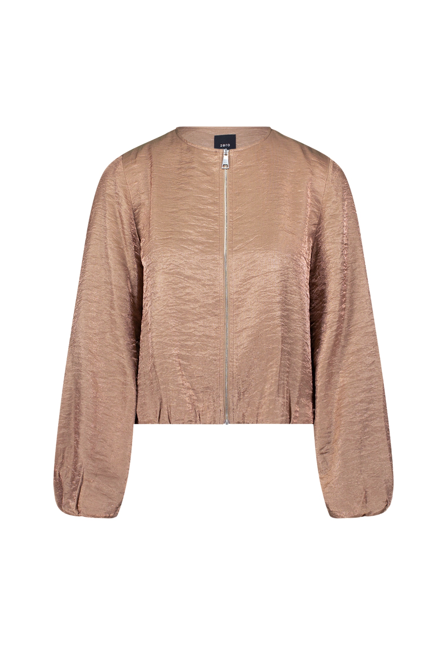 Zero Jackenblazer »Damen mit Knittereffekt« drapiert /gerafft
