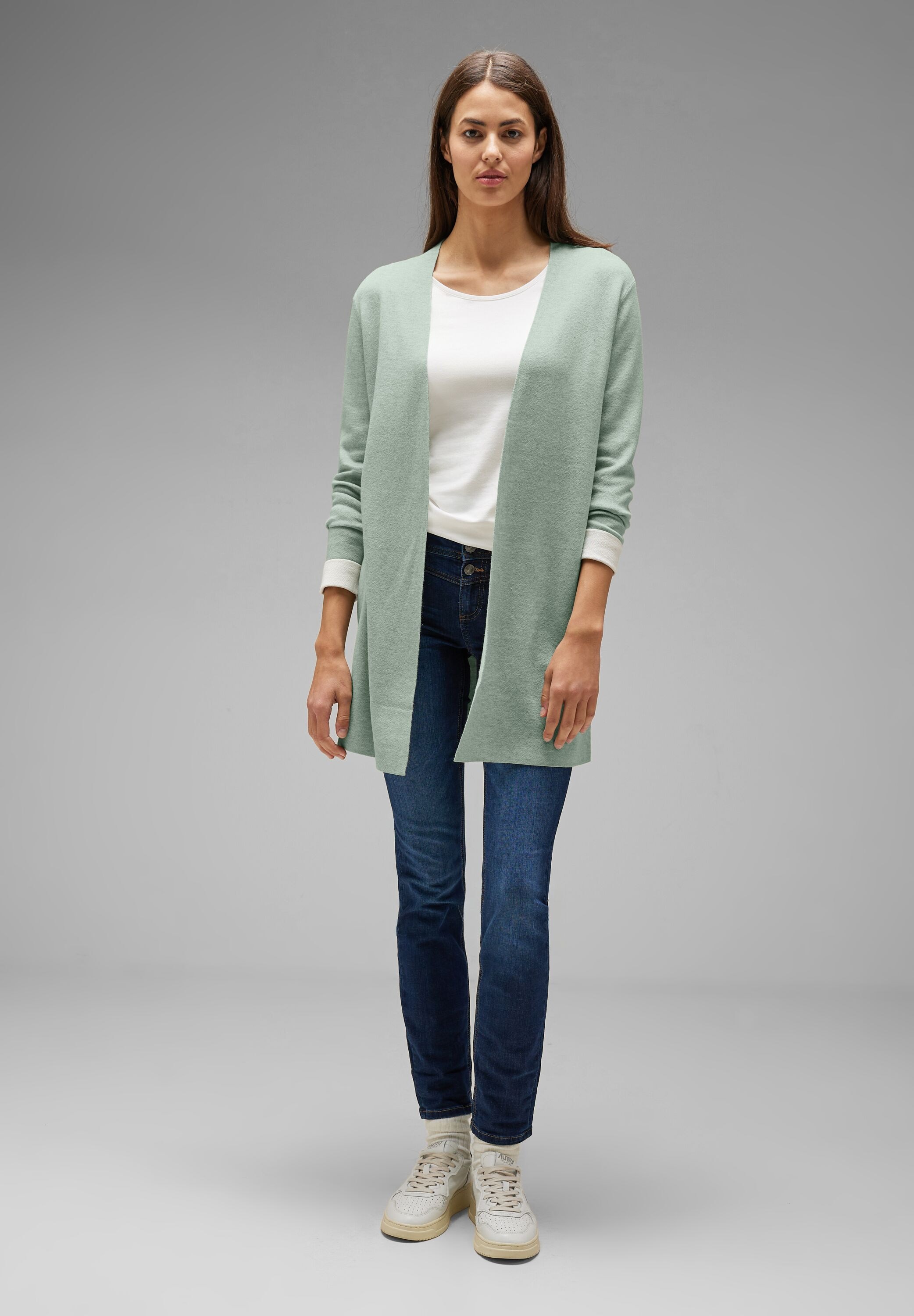 STREET ONE Strickjacke, im Doubleface-Design
