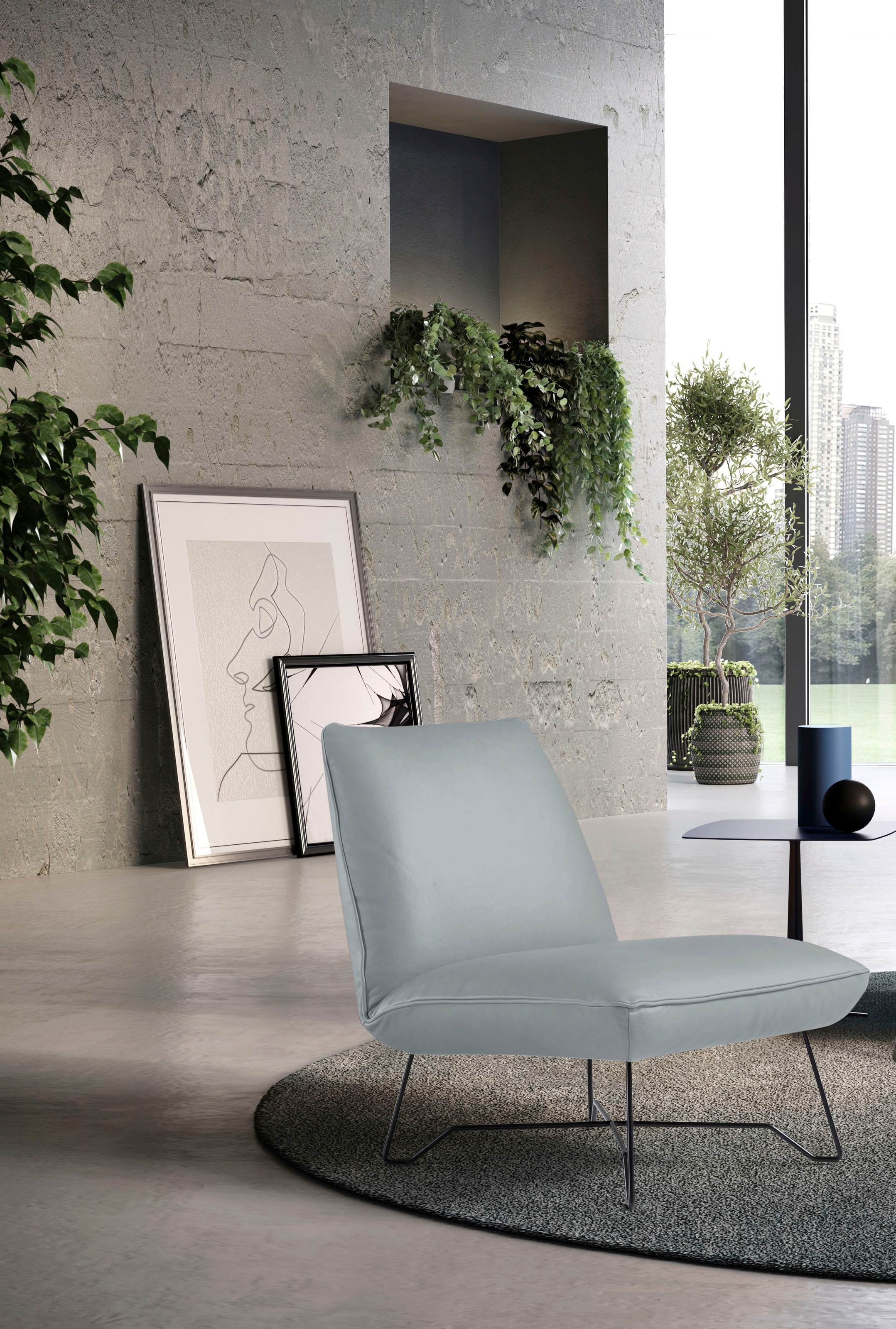 Egoitaliano Sessel »Lia Loungesessel, elegant und stylisch, toller Sitzkomfort«, extravaganter Designsessel, Solitärsessel