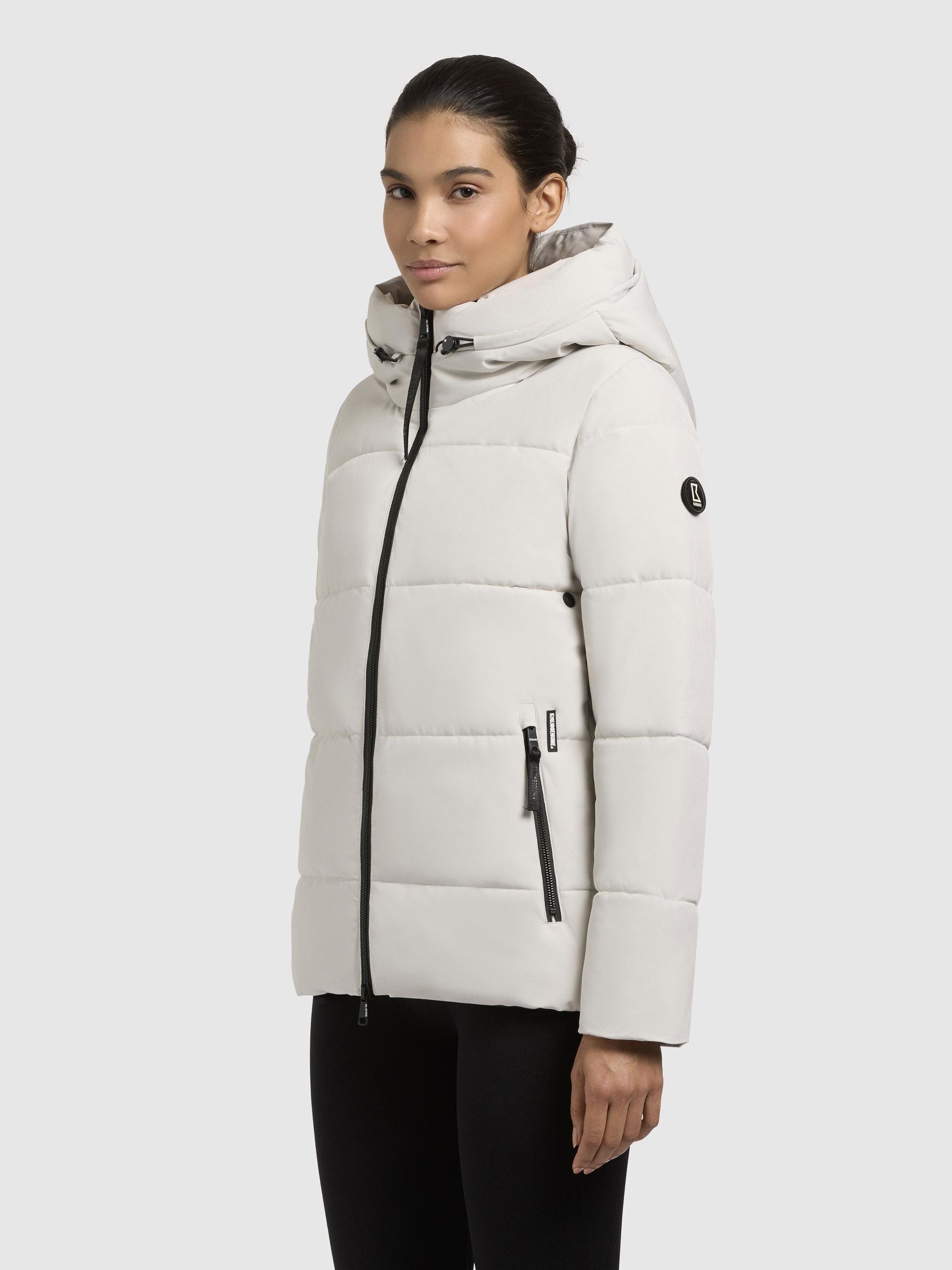 khujo Steppjacke »Fanc2-YM«, mit Kapuze, Kurze gesteppte Damen Winterjacke