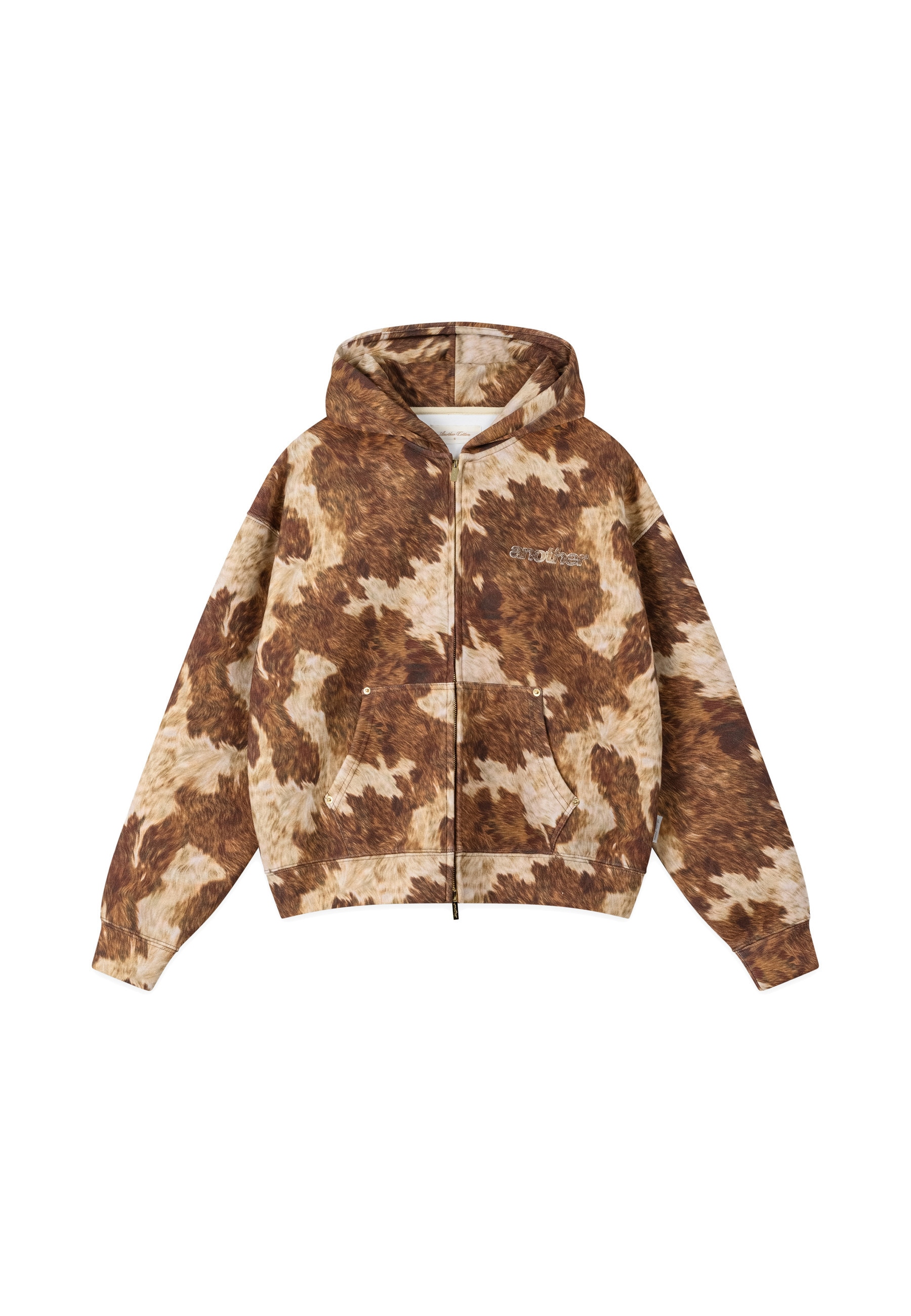 Another Cotton Lab Neopren-Hoodie "Another Cotton Lab Another Signature Zip Hoodie" 1