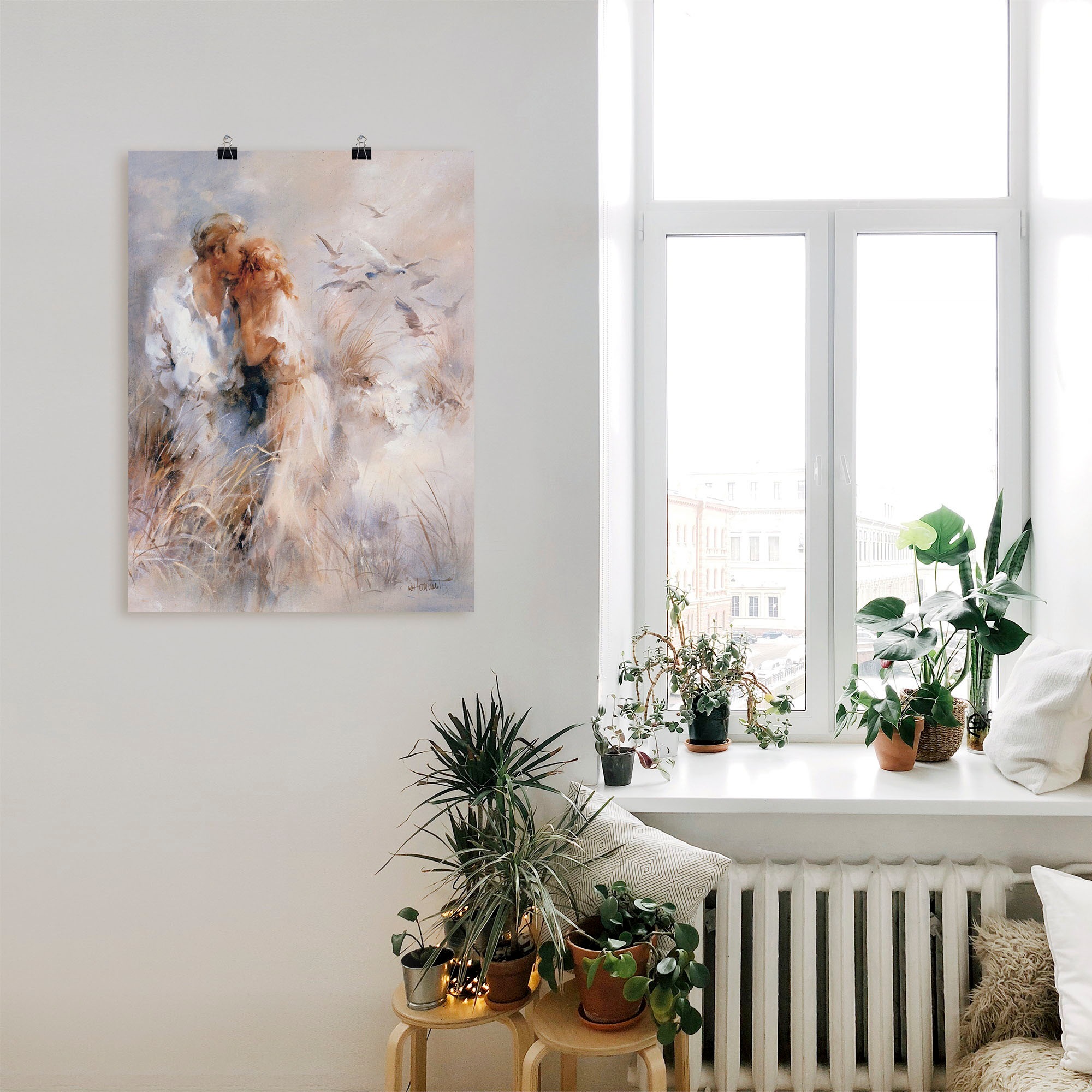 Artland Wandbild »Dichte Harmonie«, Paar, (1 St.), als Leinwandbild, Poster, Wandaufkleber in verschied. Größen