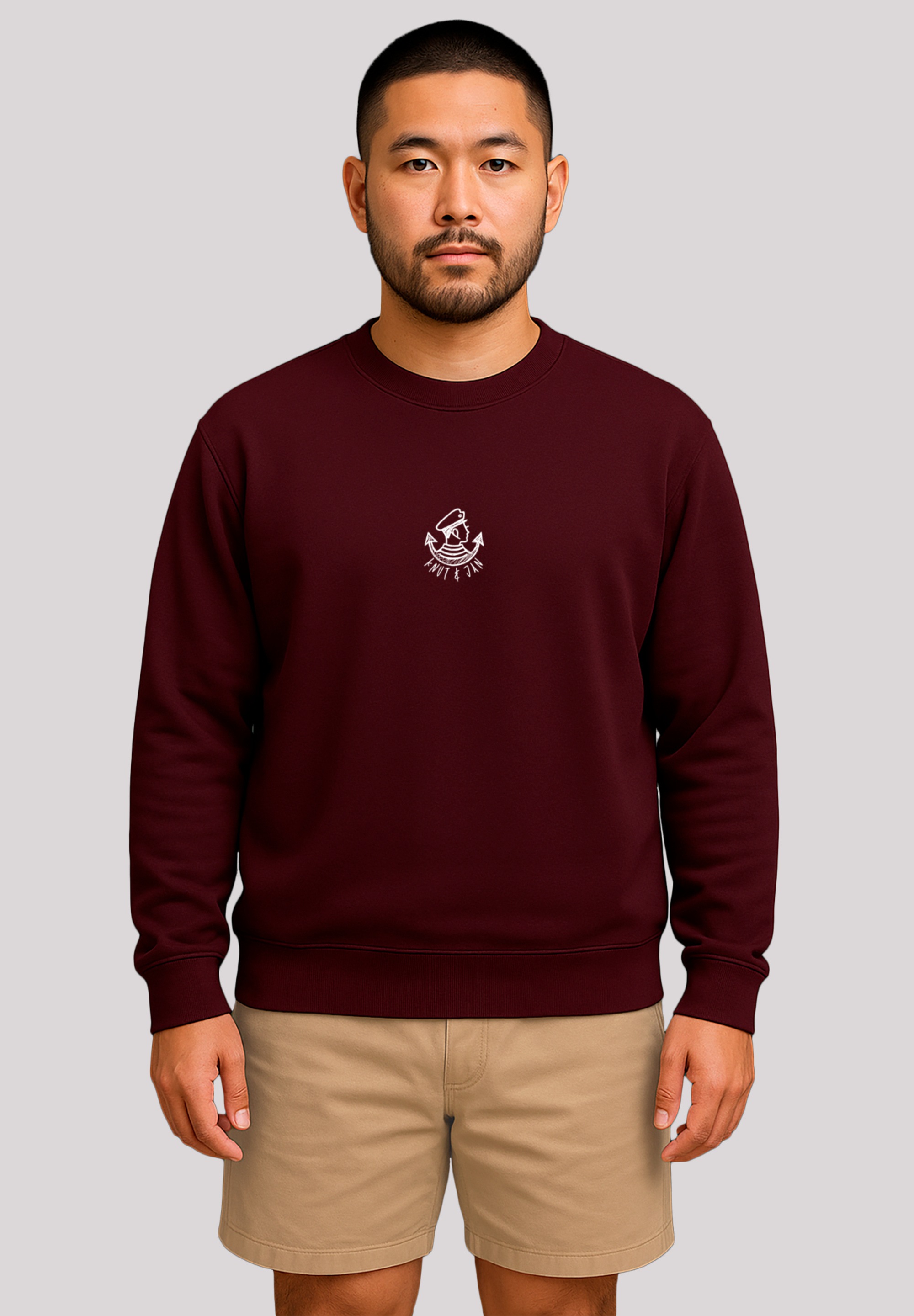 F4NT4STIC Sweatshirt »Knut & Jan Scribble Logo«, Premium Qualität, Knut & Jan Hamburg