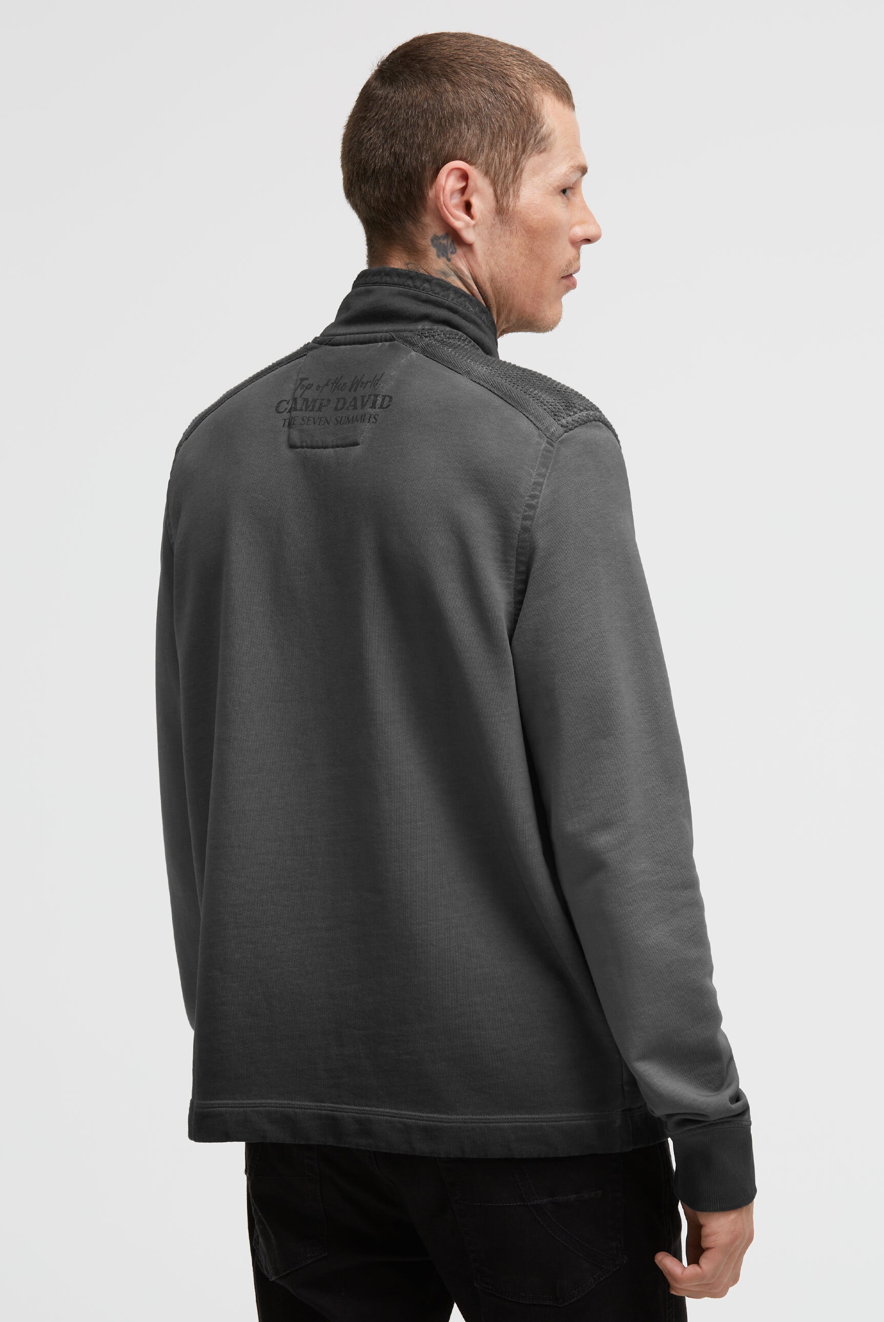 CAMP DAVID Sweater , aus Baumwolle
