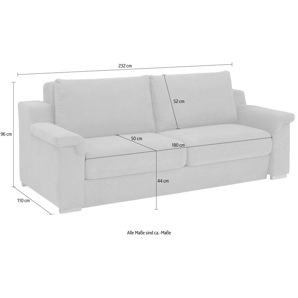 Wohnen Sofas & Couches Home affaire Polstergarnitur »Tiny November«, (3 tlg.), Verwandlungsofa: 2 Hocker im Sofa integriert, kön Wohnen Sofas & Couches Home affaire Polstergarnitur »Tiny November«, (3 tlg.), Verwandlungsofa: 2 Hocker im Sofa integriert, kön