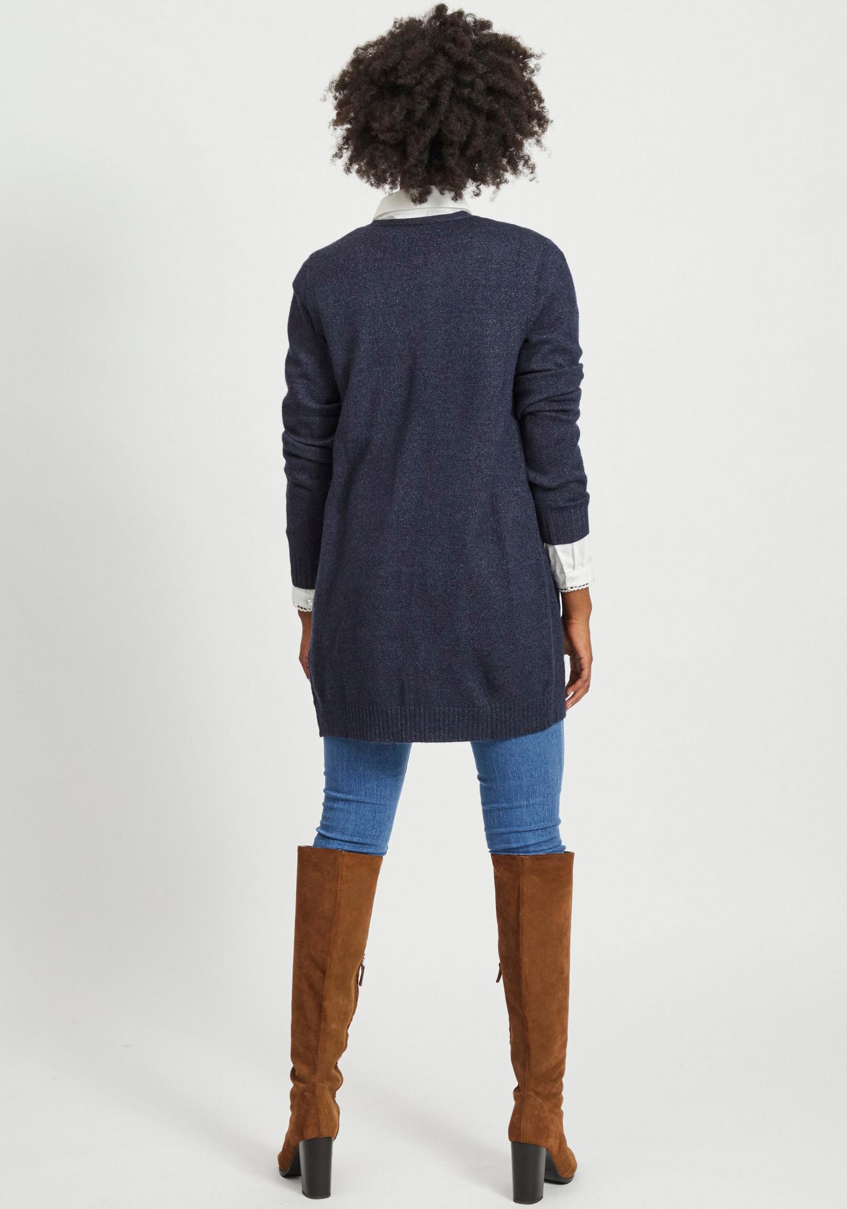 Vila Cardigan »VIRIL OPEN L/S KNIT CARDIGAN - NOOS«, in offener Form