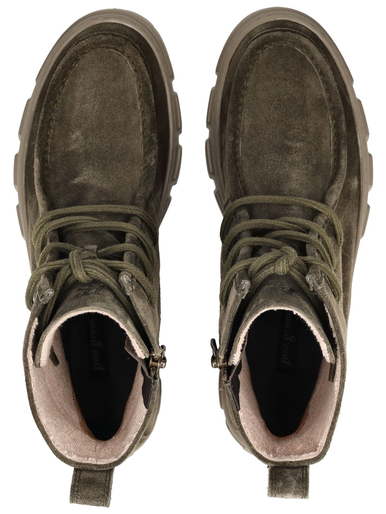 Paul Green Schnürstiefelette »Paul Green Stiefelette Veloursleder«