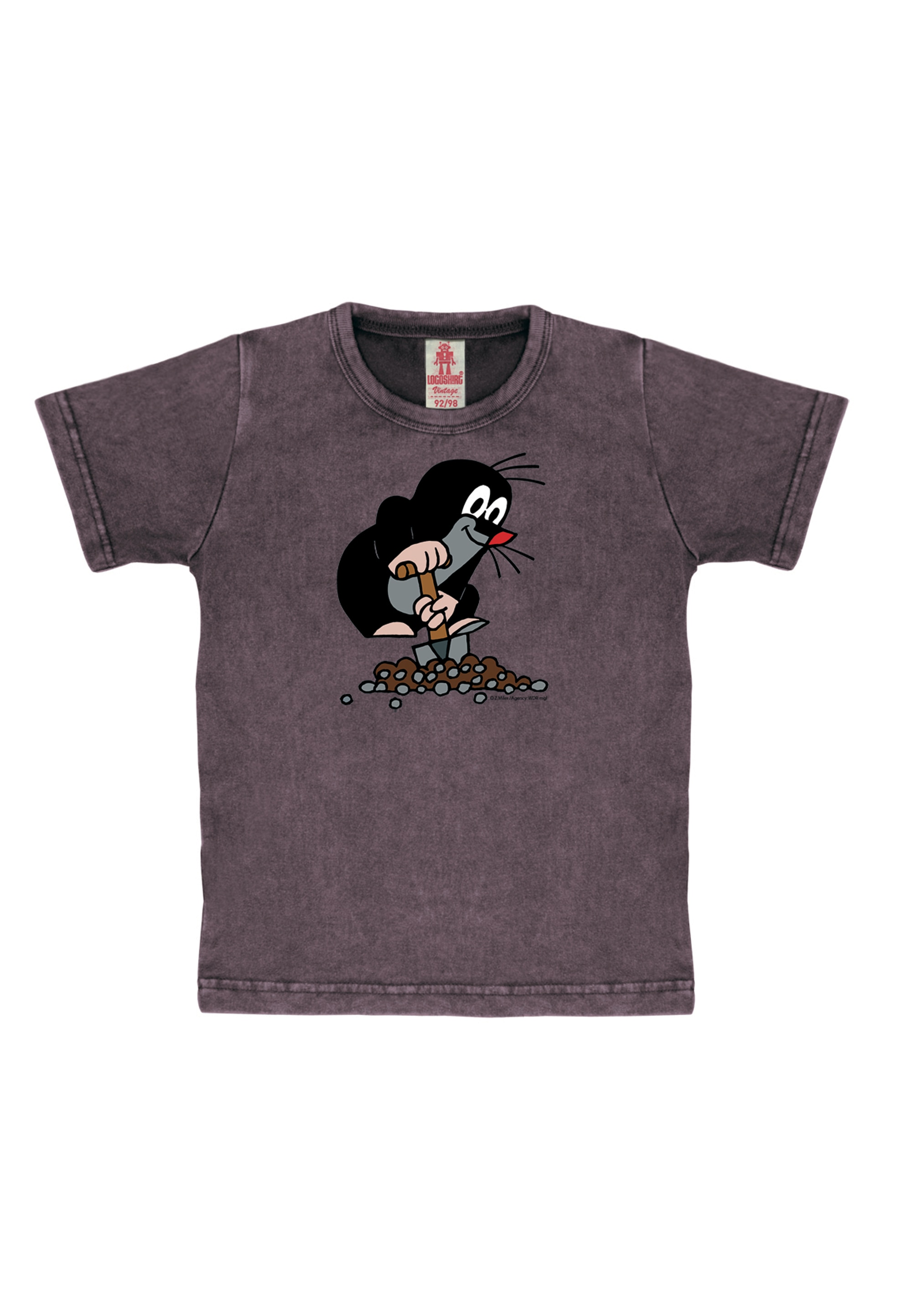 BAUR Maulwurf«, T-Shirt LOGOSHIRT Originaldesign Black Friday | lizenziertem mit kleine »Der