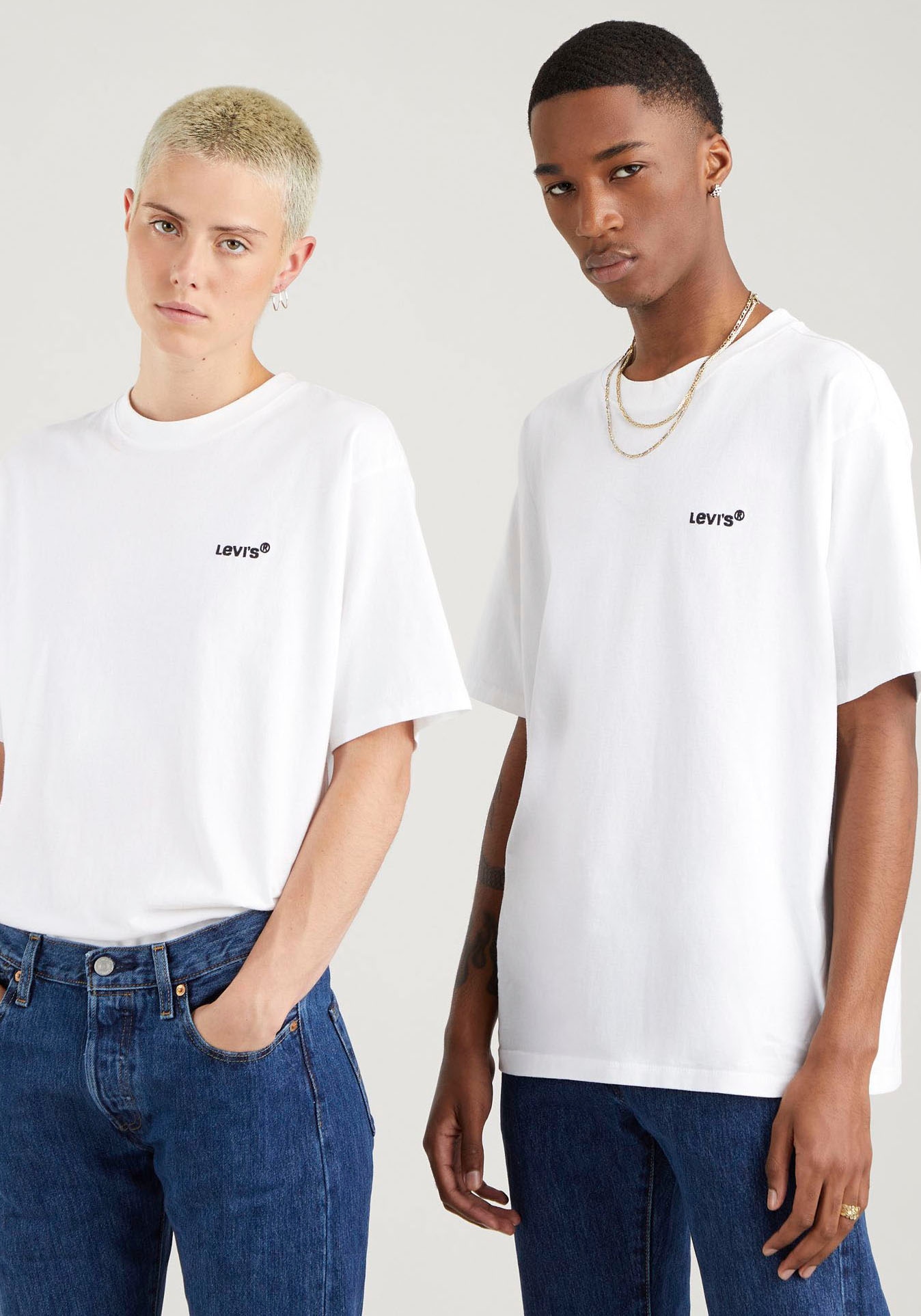 Levis Rundhalsshirt "LE RED TAB VINTAGE TEE", im klassischen Levis Design günstig online kaufen