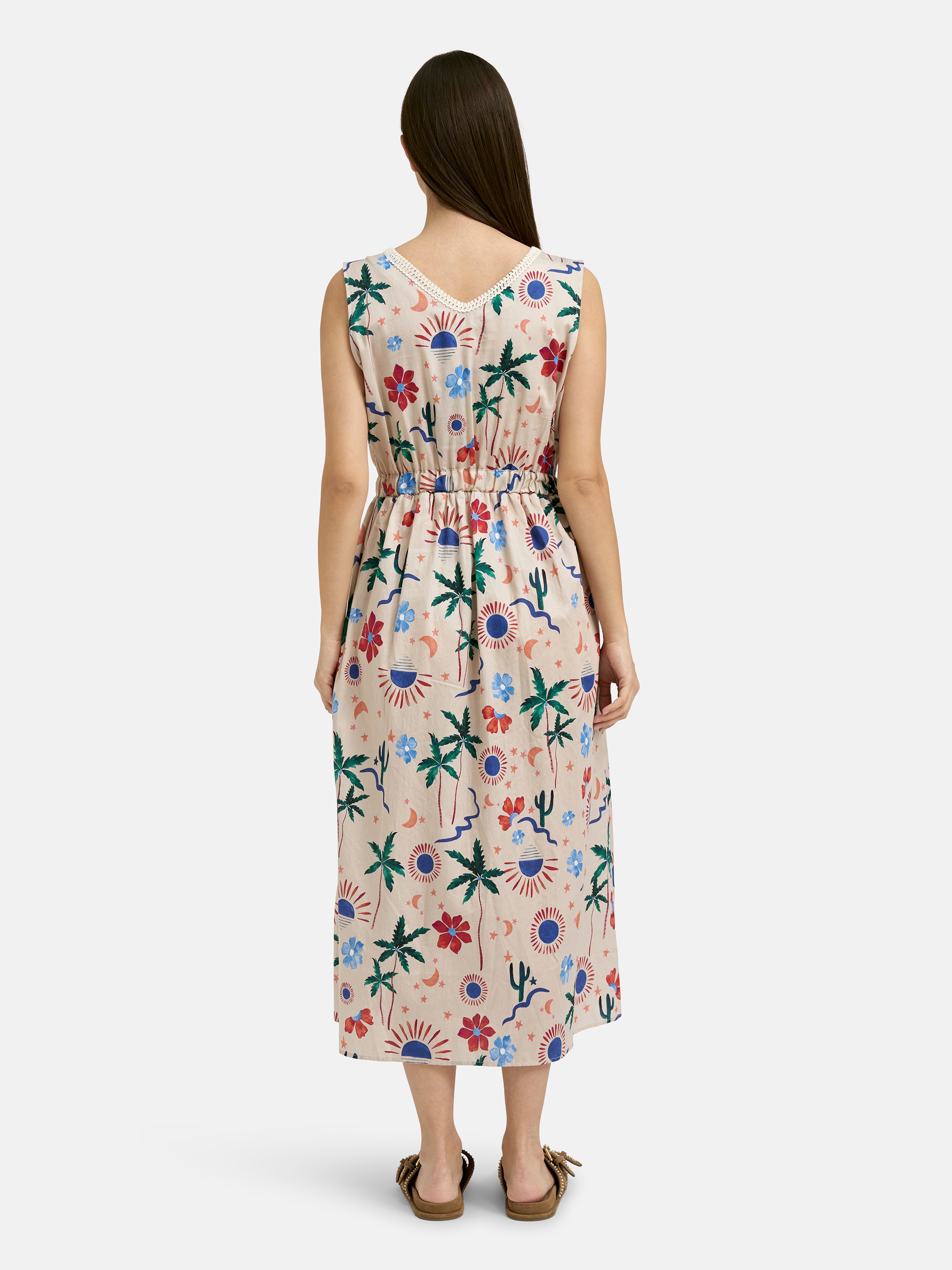 Smith & Soul Sommerkleid Eingrifftaschen mit Taillengummizug