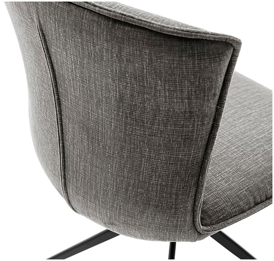 MCA furniture 4-Fußstuhl »NALON Esszimmerstuhl (2er Set) - Stuhl«, (Set), 2 St., Veloursstoff, 360° drehbar, Schwingfunktion, Metall, Veloursoptik, belastbar 120 kg