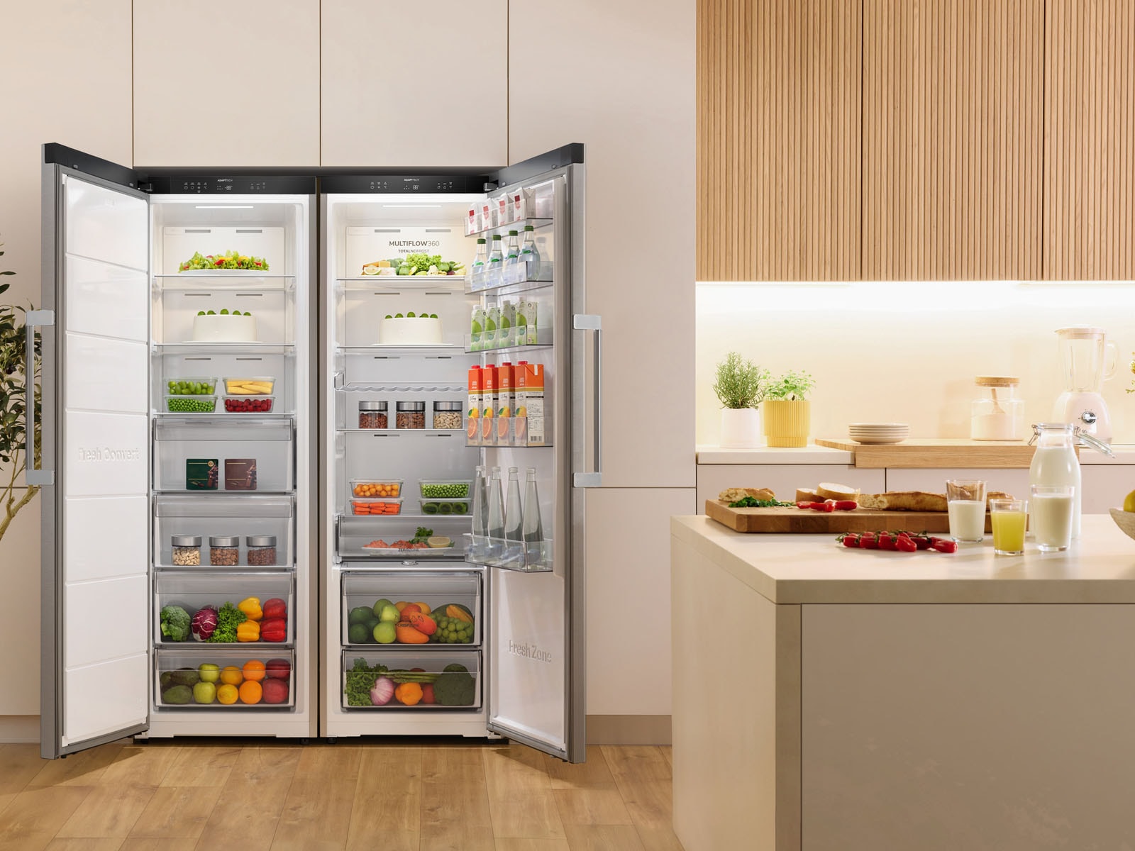 GORENJE Gefrierschrank »FNC618C6XWF« 185,6 cm hoch 59,5 cm breit Perfect KitchenFit - passt sich in die Küchennische an