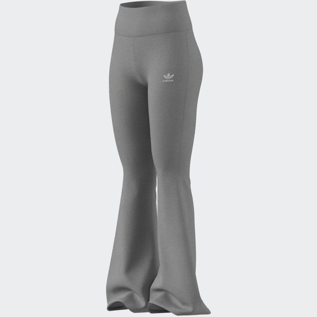 adidas Originals Leggings »ESS FL LEGGINGS«, (1 tlg.), mit ausgestelltem Bein und Ripp Optik, hoher Bund