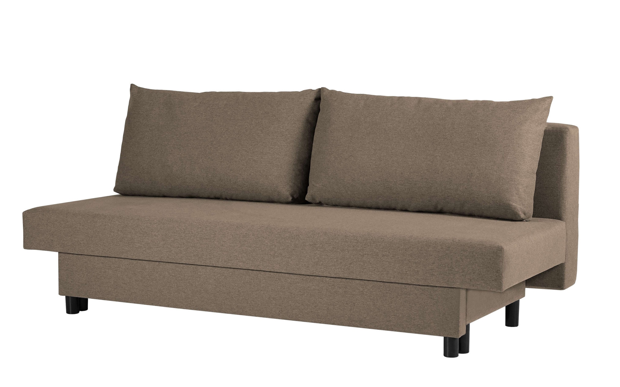 INOSIGN 3-Sitzer »SAWYER Schlafsofa mit Bettkasten und Wellenunterfederung«, pflegeleichte Bezüge: Velvet & Struktur, B/T/H 193/86/83,5 cm