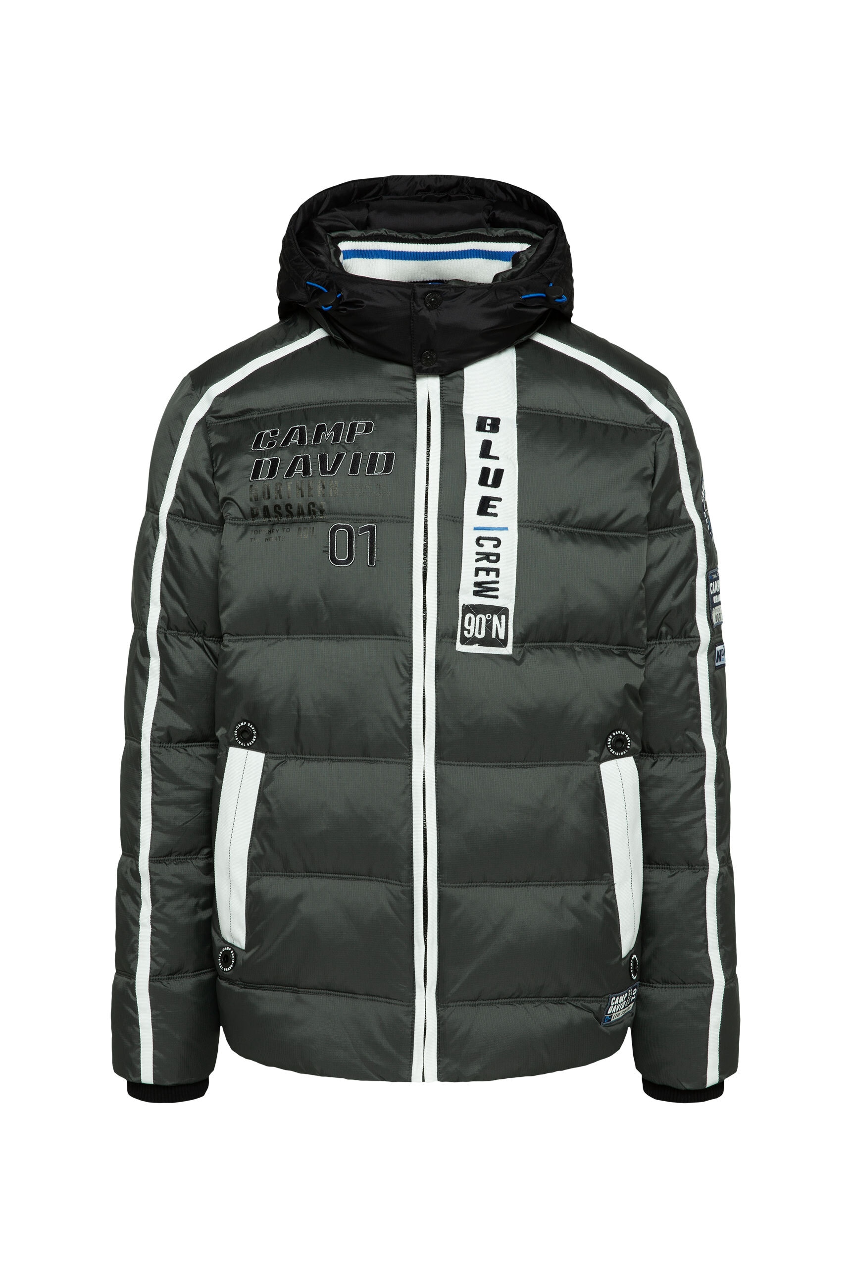 CAMP DAVID Winterjacke mit Kapuze mit abtrennbarer Kapuze