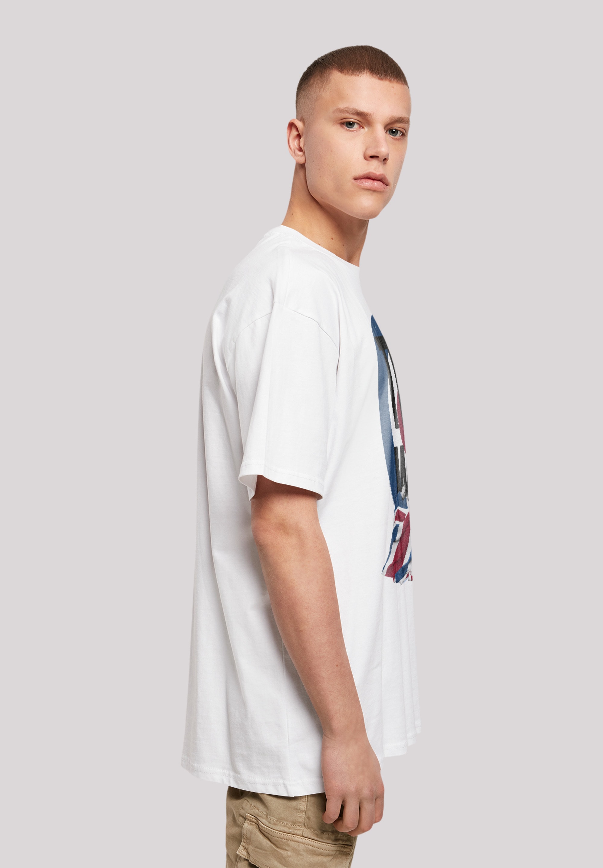 F4NT4STIC T-Shirt »The Who Flag Blanket«, Premium Qualität