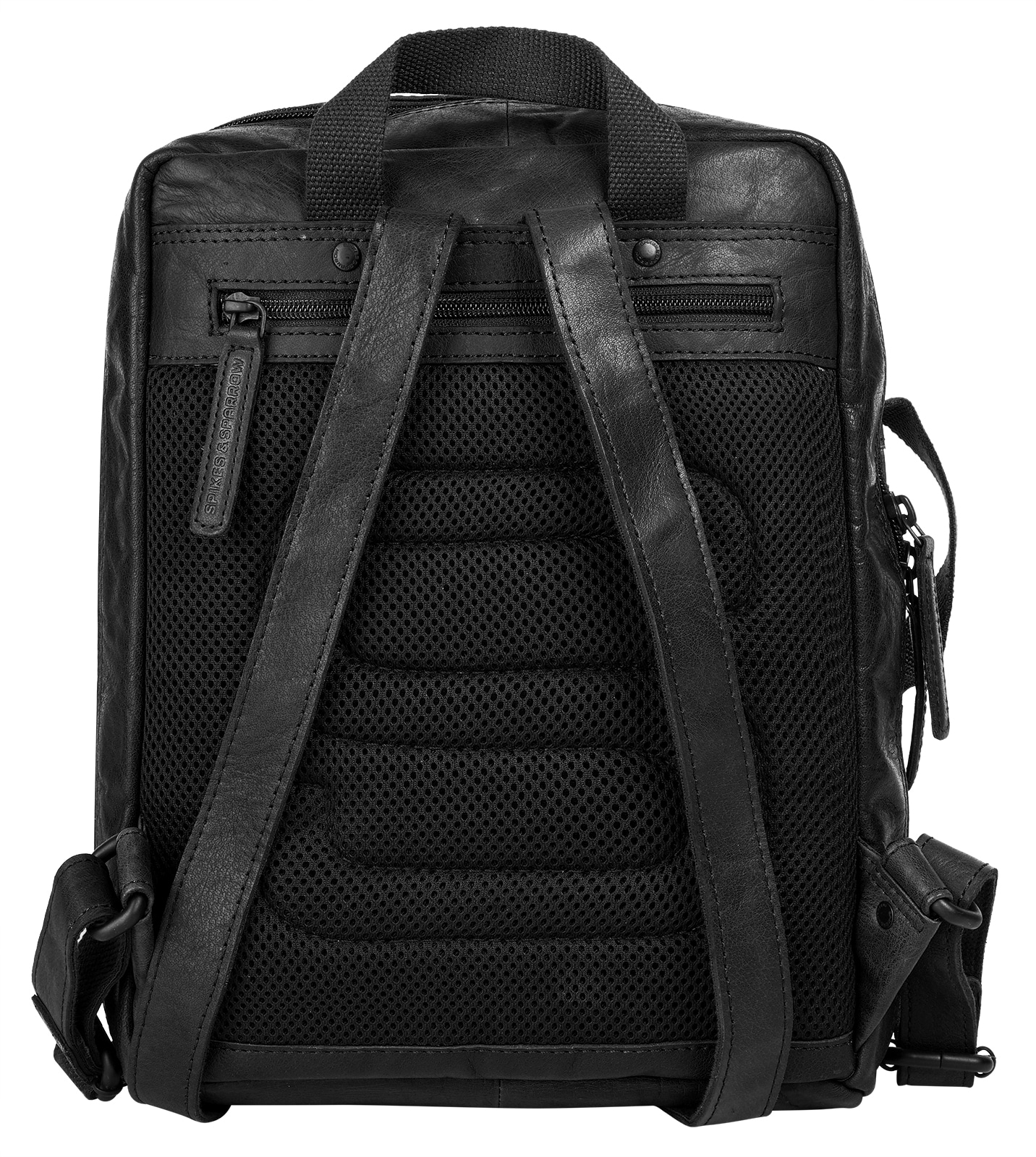 Spikes & Sparrow Laptoprucksack, echt Leder