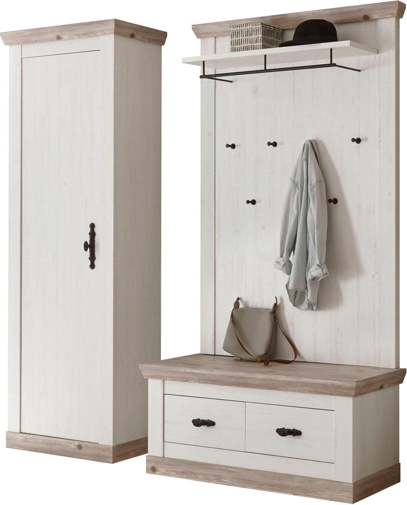 Home affaire Garderoben-Set "Florenz, moderne Garderobe, Komplettset im Lan günstig online kaufen