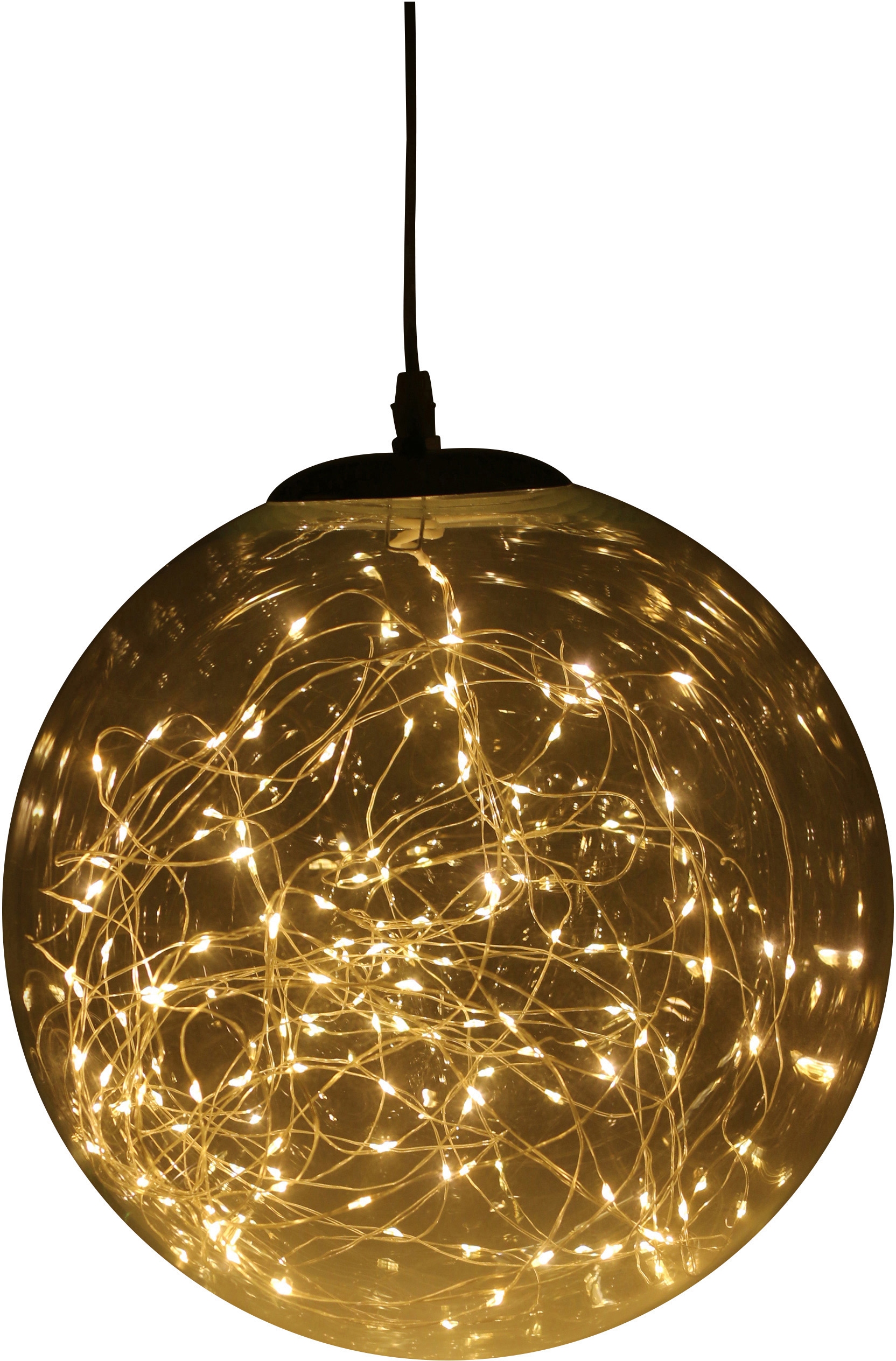 | aus Glas, Weihnachtsdeko AM LED LED BAUR Design Lichterglanz, Kugel aussen Dekolicht,