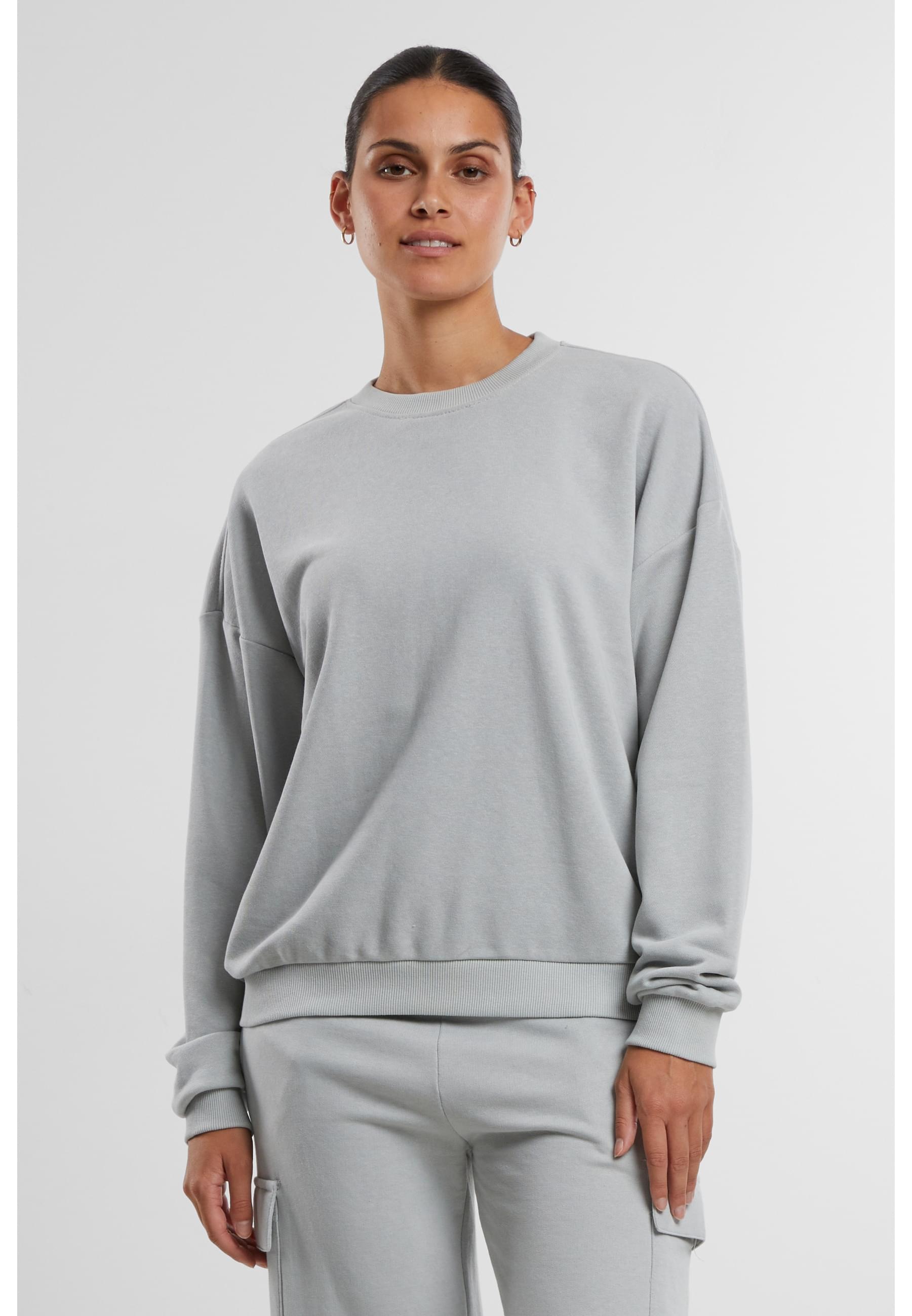 URBAN CLASSICS Sweater »Urban Classics Damen Ladies Oversized Light Terry Crewneck«