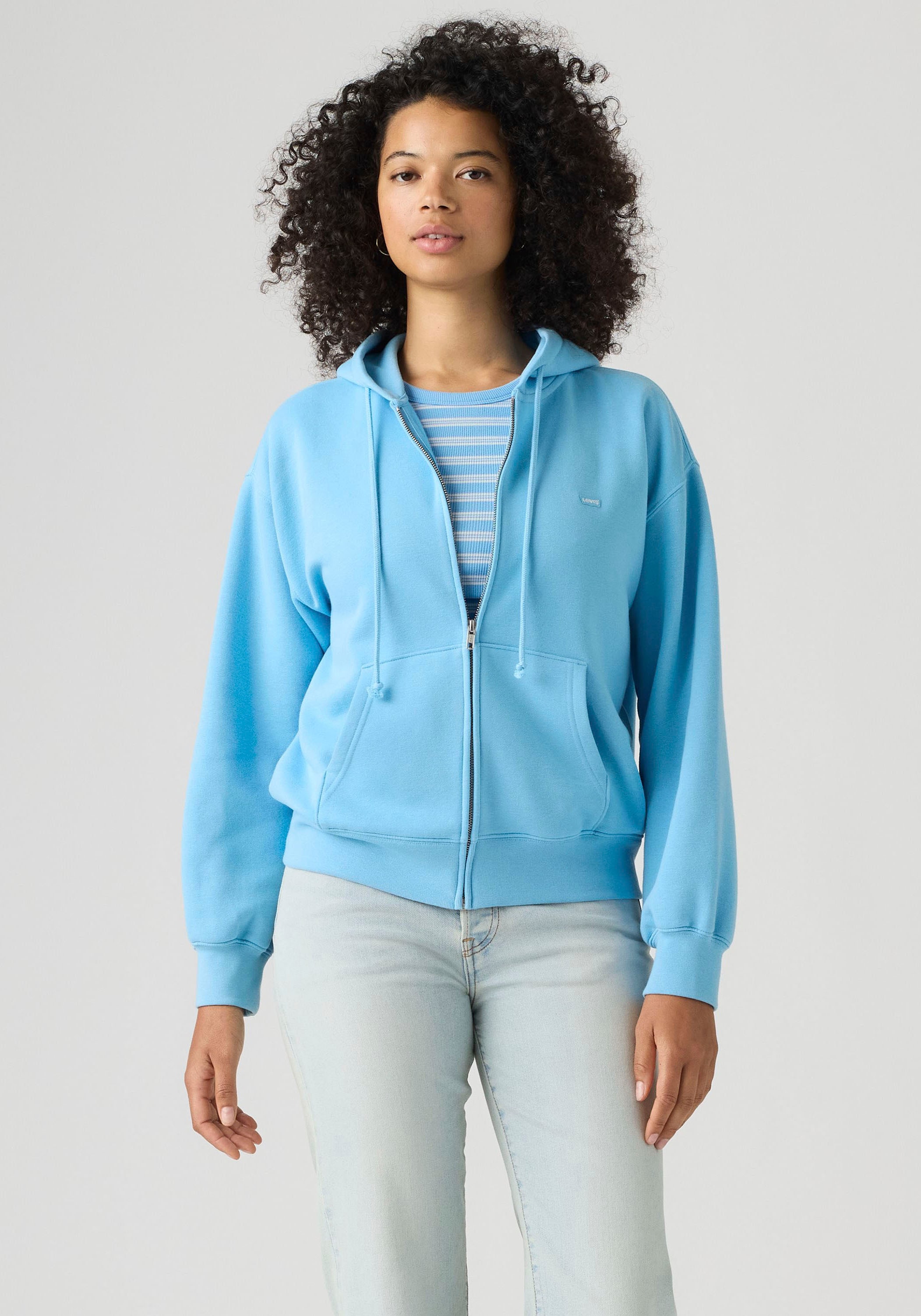 Levi's® Hoodie »EVERYDAY FULL ZIP HOODIE SWEATSHIRT«, mit Logo Stickerei
