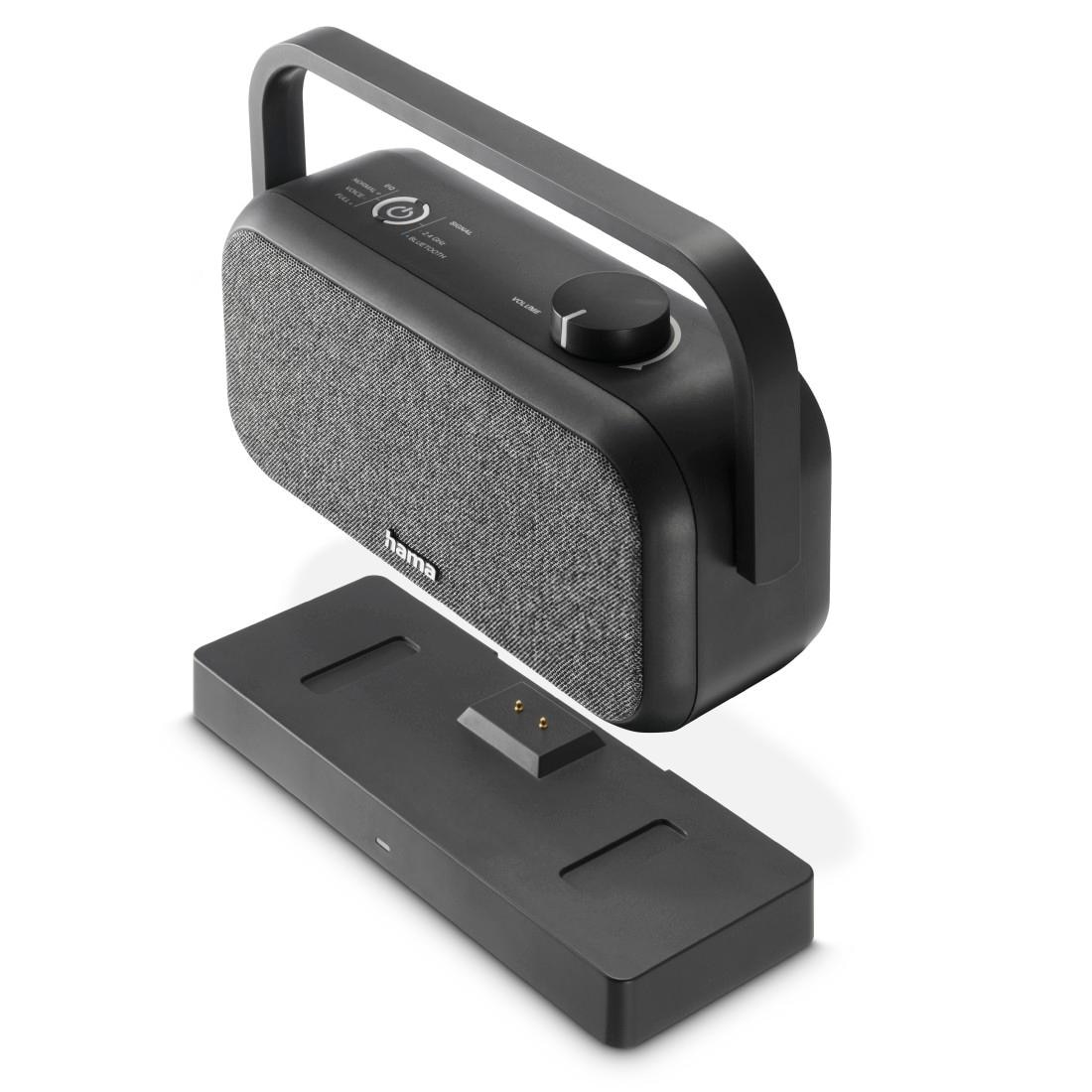 Hama Lautsprecher »Kabelloser TV-Lautsprecher (Funklautsprecher 2,4GHz, Voice-Mode, 2x5W)«, Bluetooth