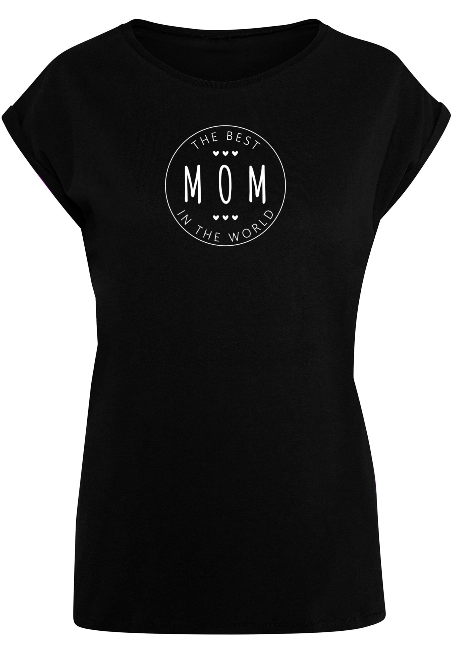 T-Shirt »Merchcode Damen Ladies Mothers Day - The best mom T-Shirt«, (1 tlg.)