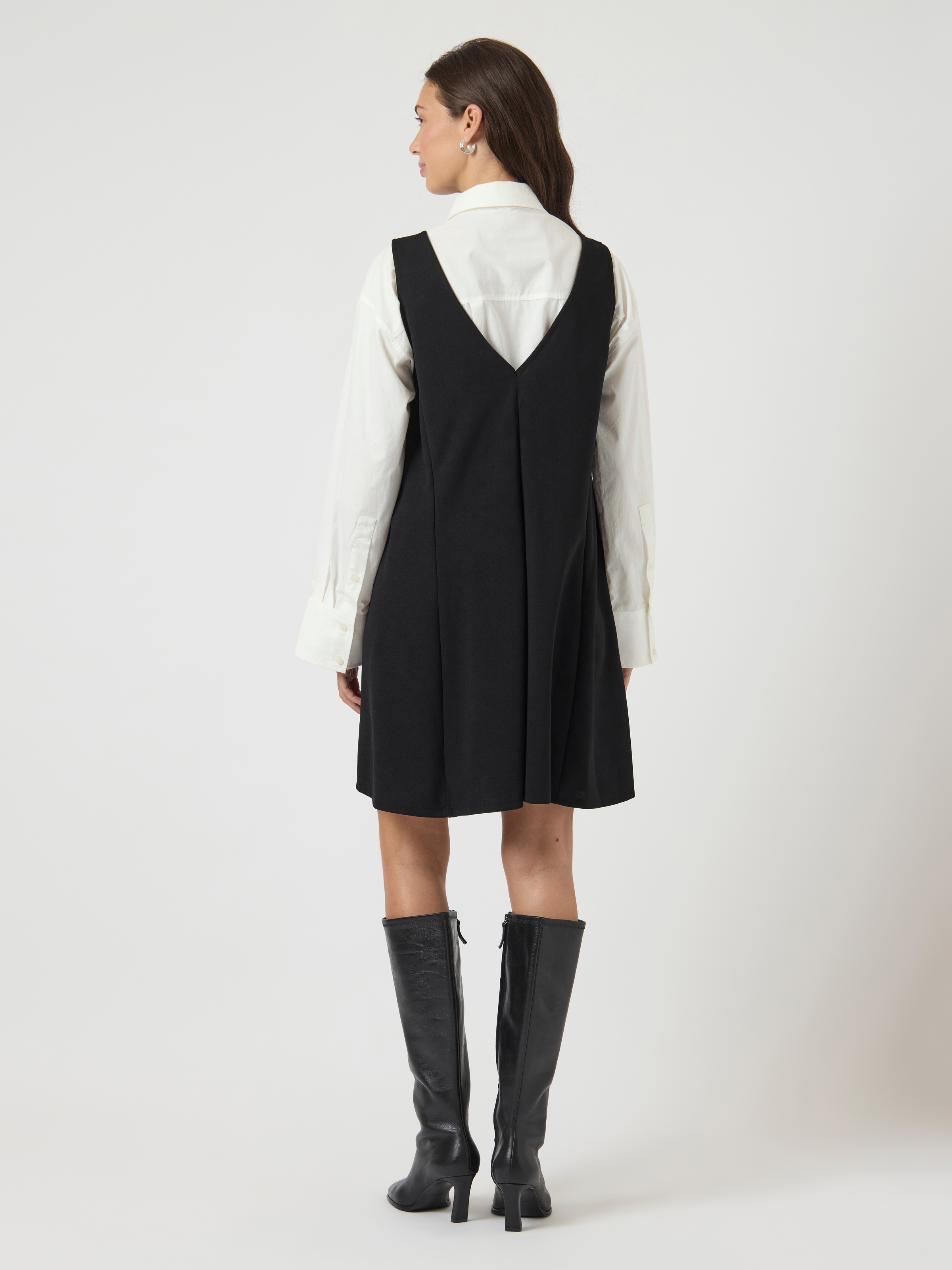 Y.A.S Minikleid "YASMALEA SL WIDE DRESS S. NOOS" Pattentaschen Kunstfaser m günstig online kaufen