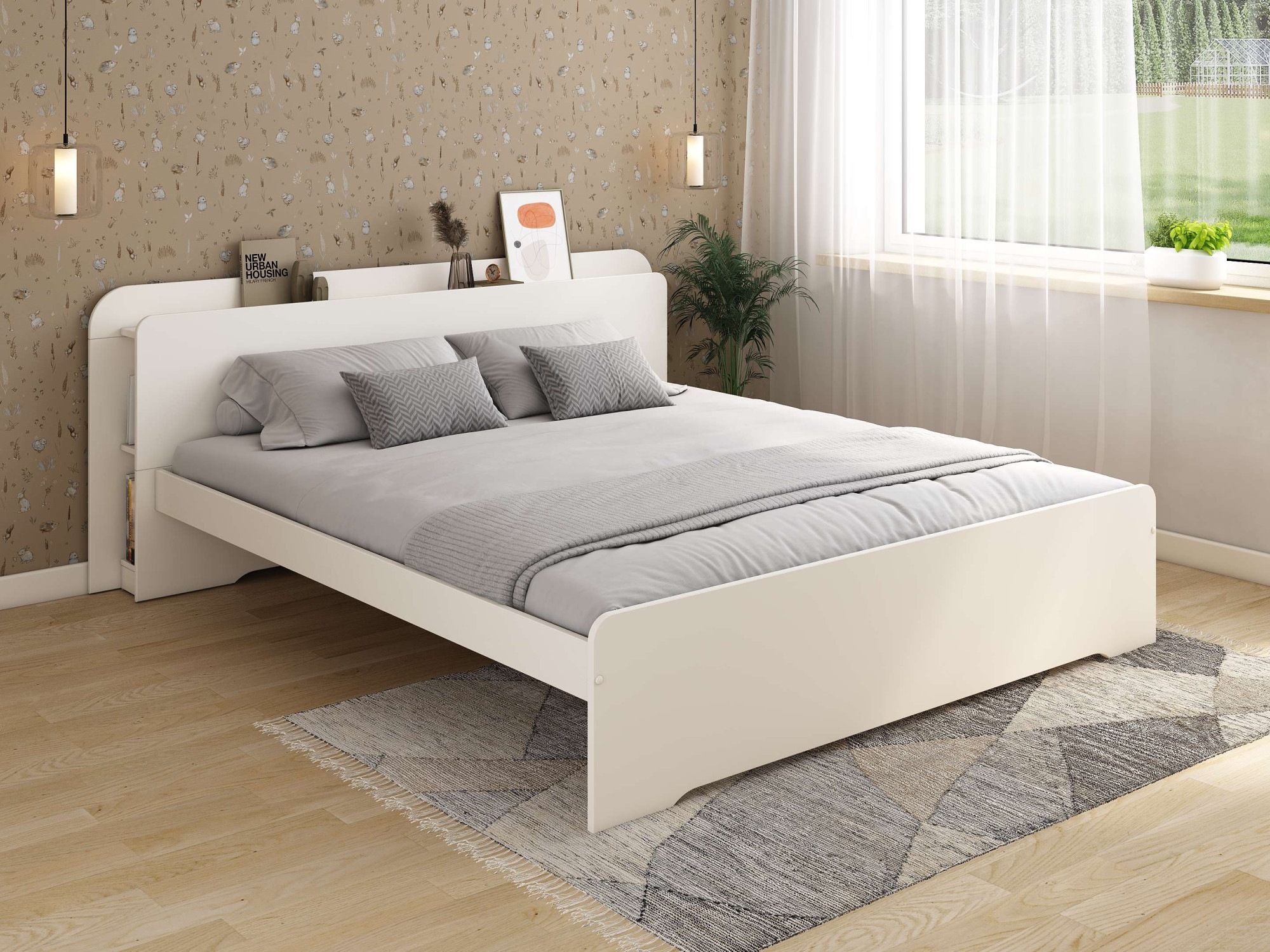 OTTO home Bett "Ismund, Stauraum im Kofteil, Stauraumbett" inklusive Latten günstig online kaufen