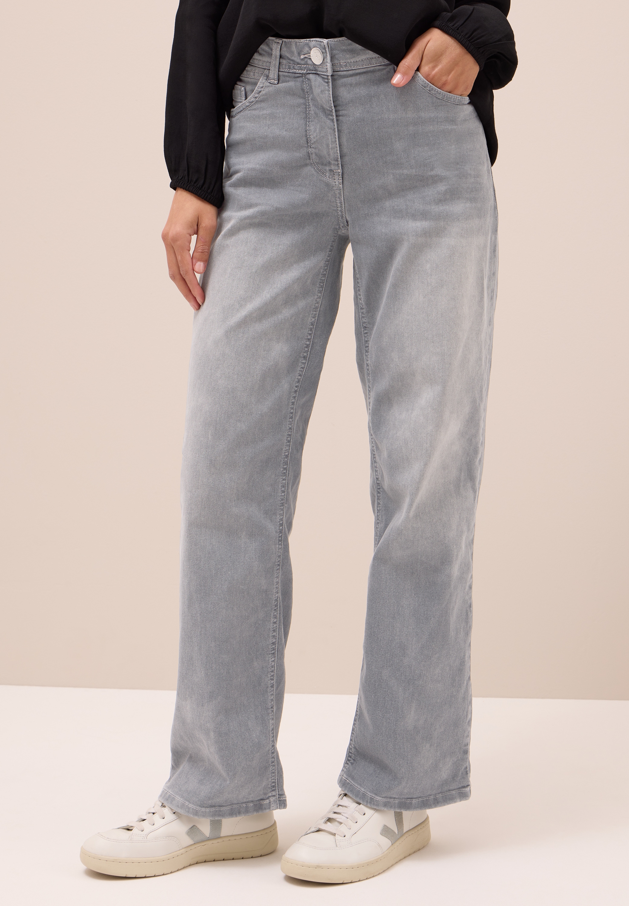 Cecil Loose-fit-Jeans High Waist
