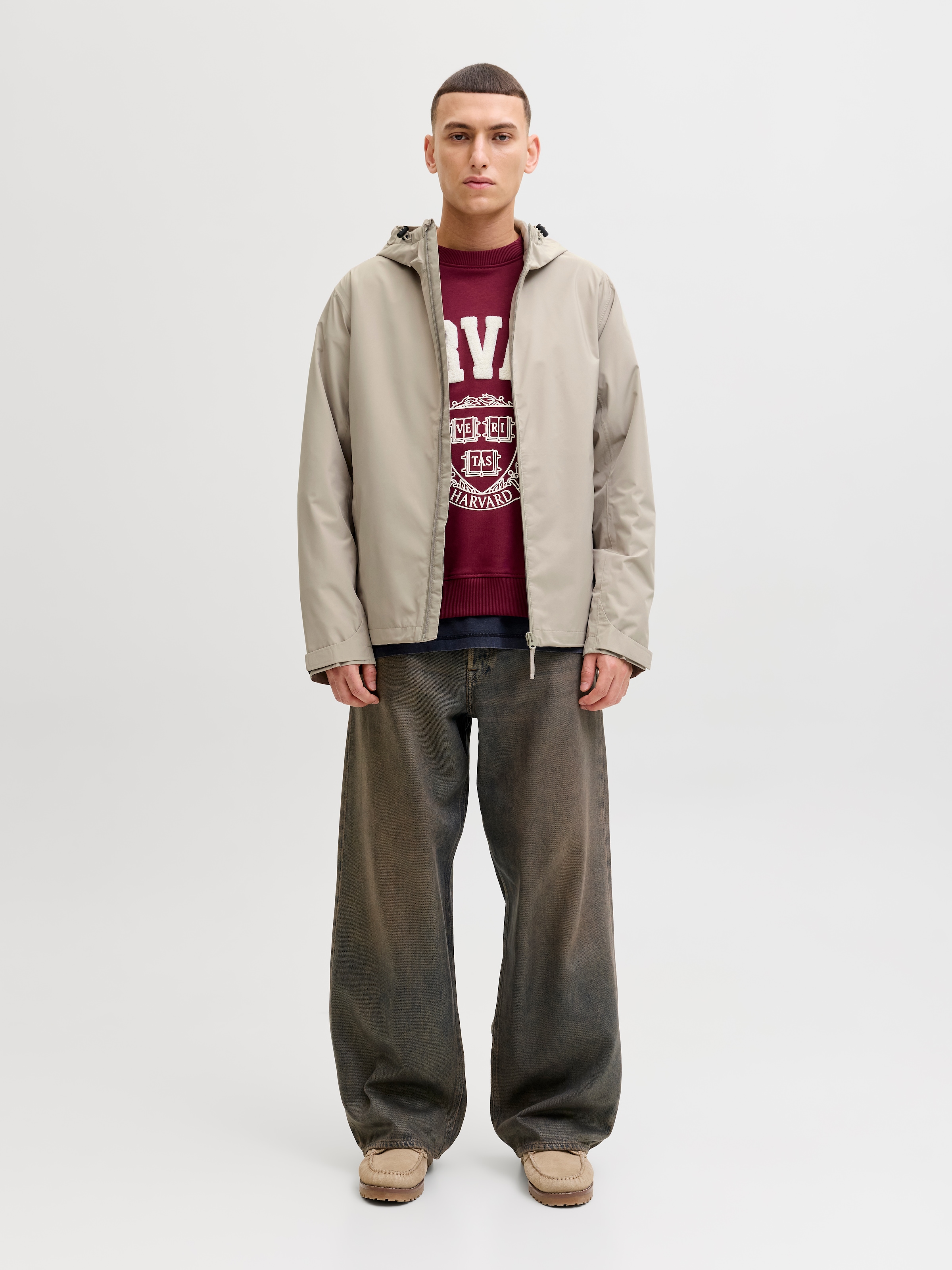 Jack & Jones Outdoorjacke »JJEFLYNN FUNCTIONAL JACKET NOOS« mit Kapuze mit Kordelzug