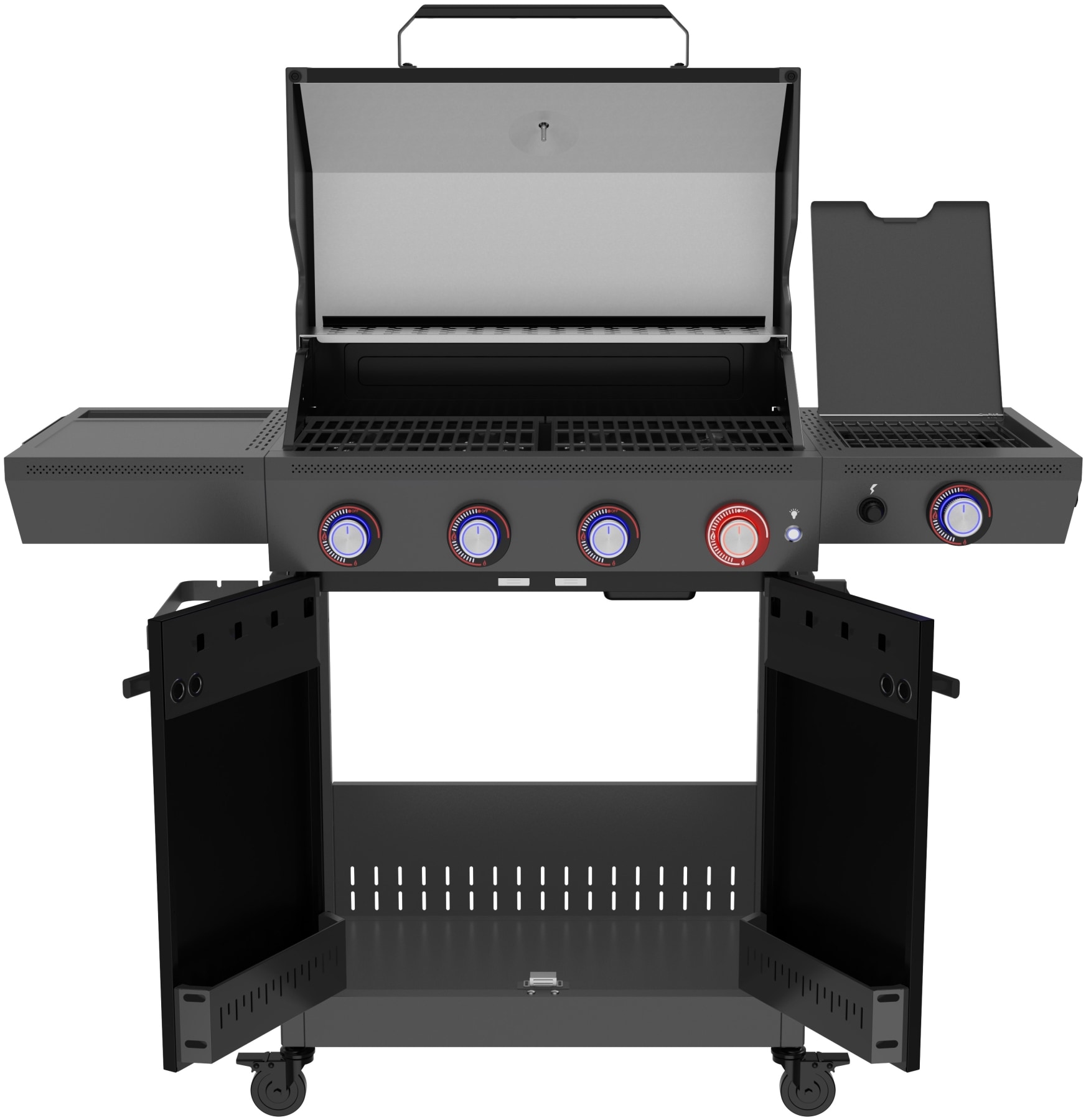 El Fuego Gasgrill »Key West« 16 kW (4 Brenner je 3,0 kW + 1 Turbobrenner 4,0 kW)