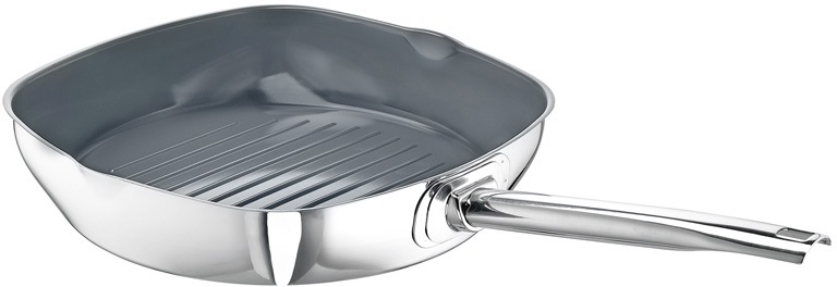 SCHULTE-UFER Grillpfanne "Green Life" Edelstahl 1 Stk. tlg. Induktion günstig online kaufen