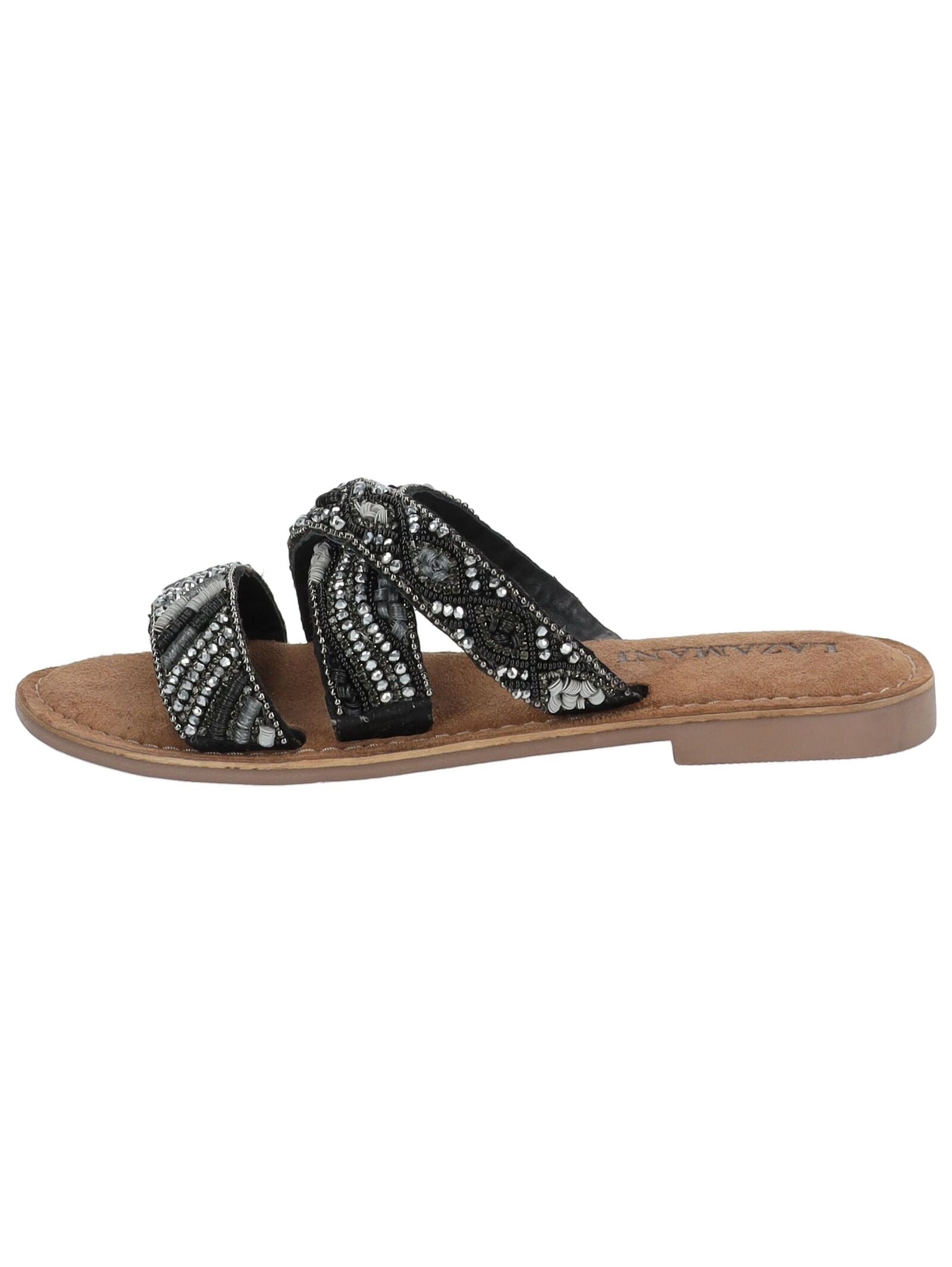 Lazamani Pantolette »Lazamani Pantoletten Leder/Textil«