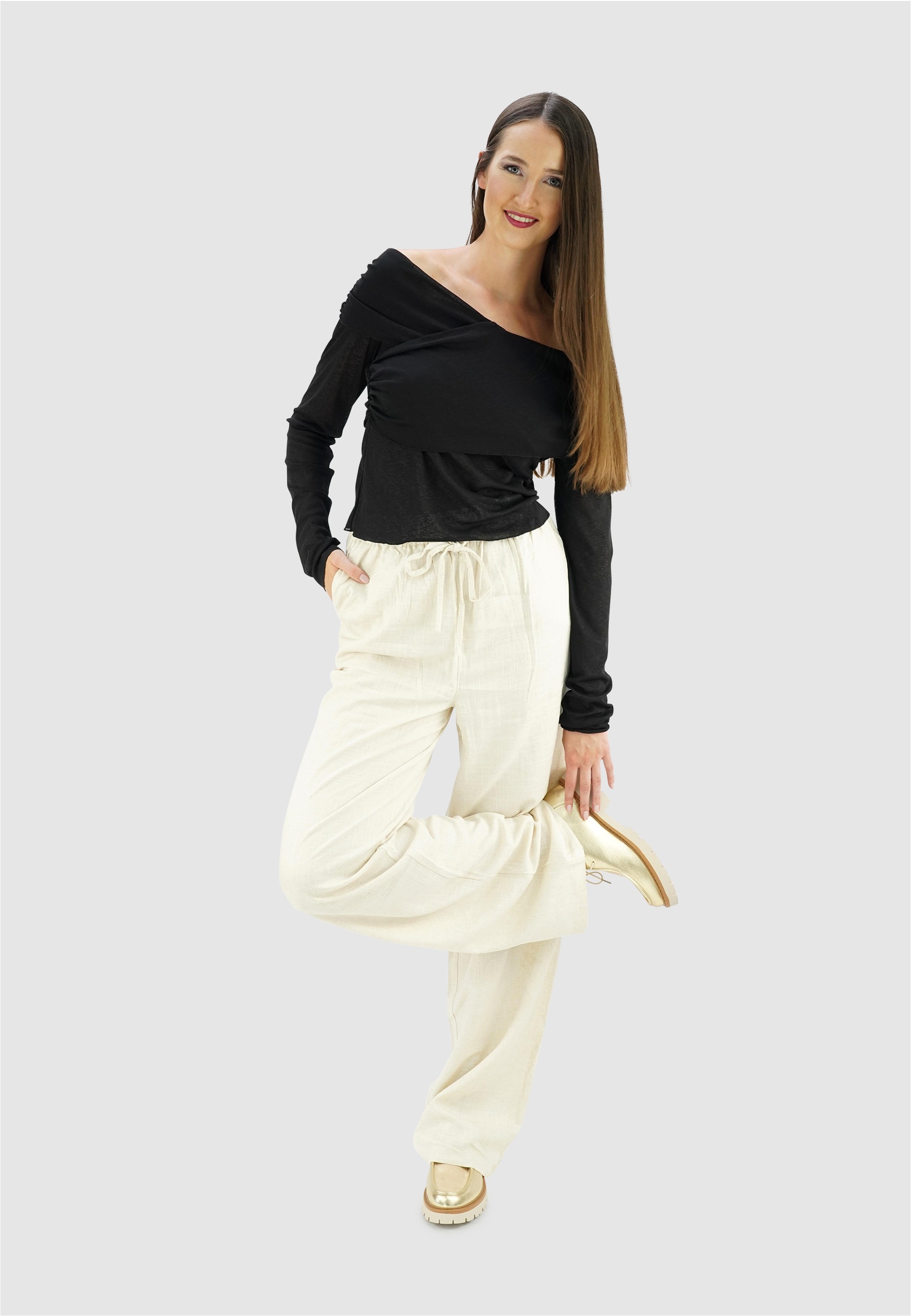 Findlay Schnürschuh »PYARA«  im Loafer-Stil mit Material-Mix