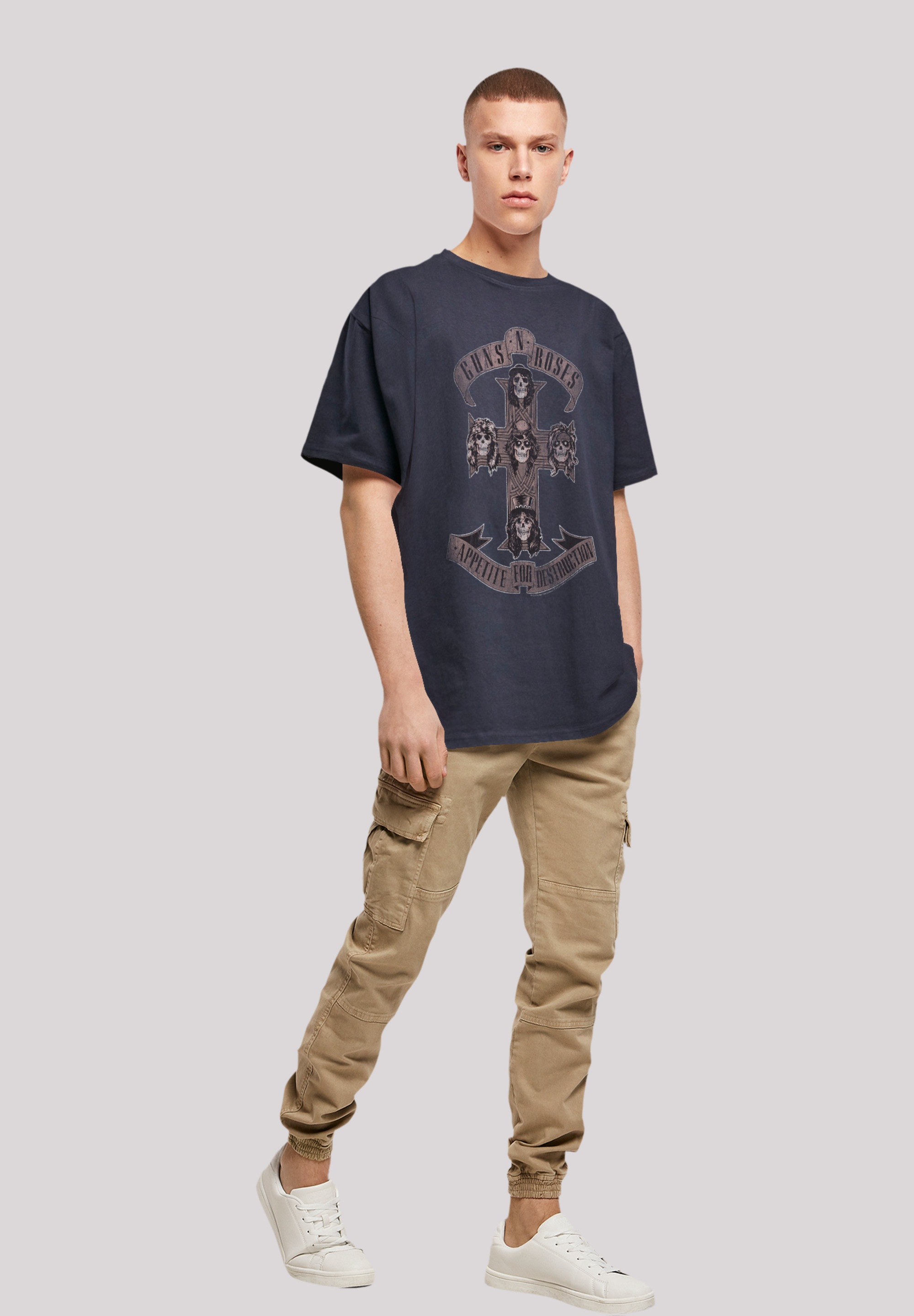 F4NT4STIC T-Shirt »Guns 'n' Roses Hard Rock Musik Band«, Premium Qualität