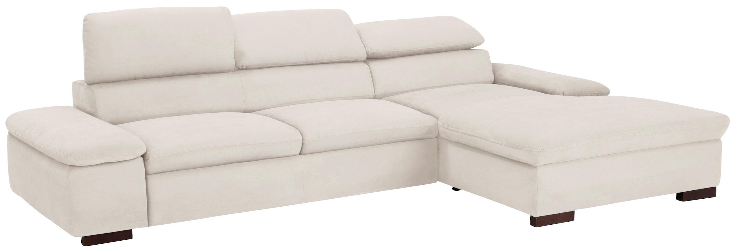 Home affaire Ecksofa »Alberto L-Form«, mit Kopfteilverstellung, wahlweise mit Bettfunktion