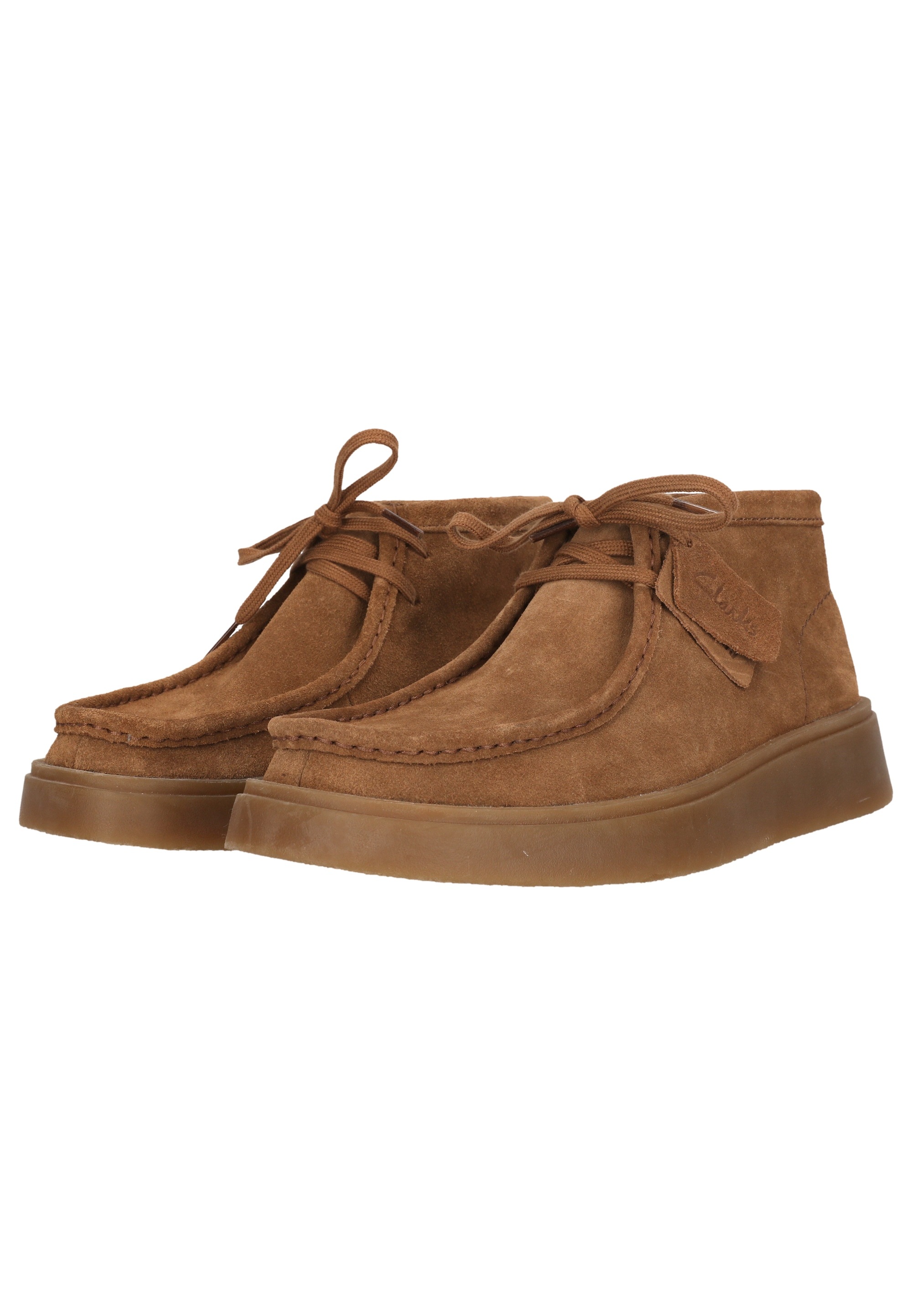 Clarks pour homme. 26184609 Chaussures en cuir Torview Hi marron (41), Plat, Lacets, Casuel 3