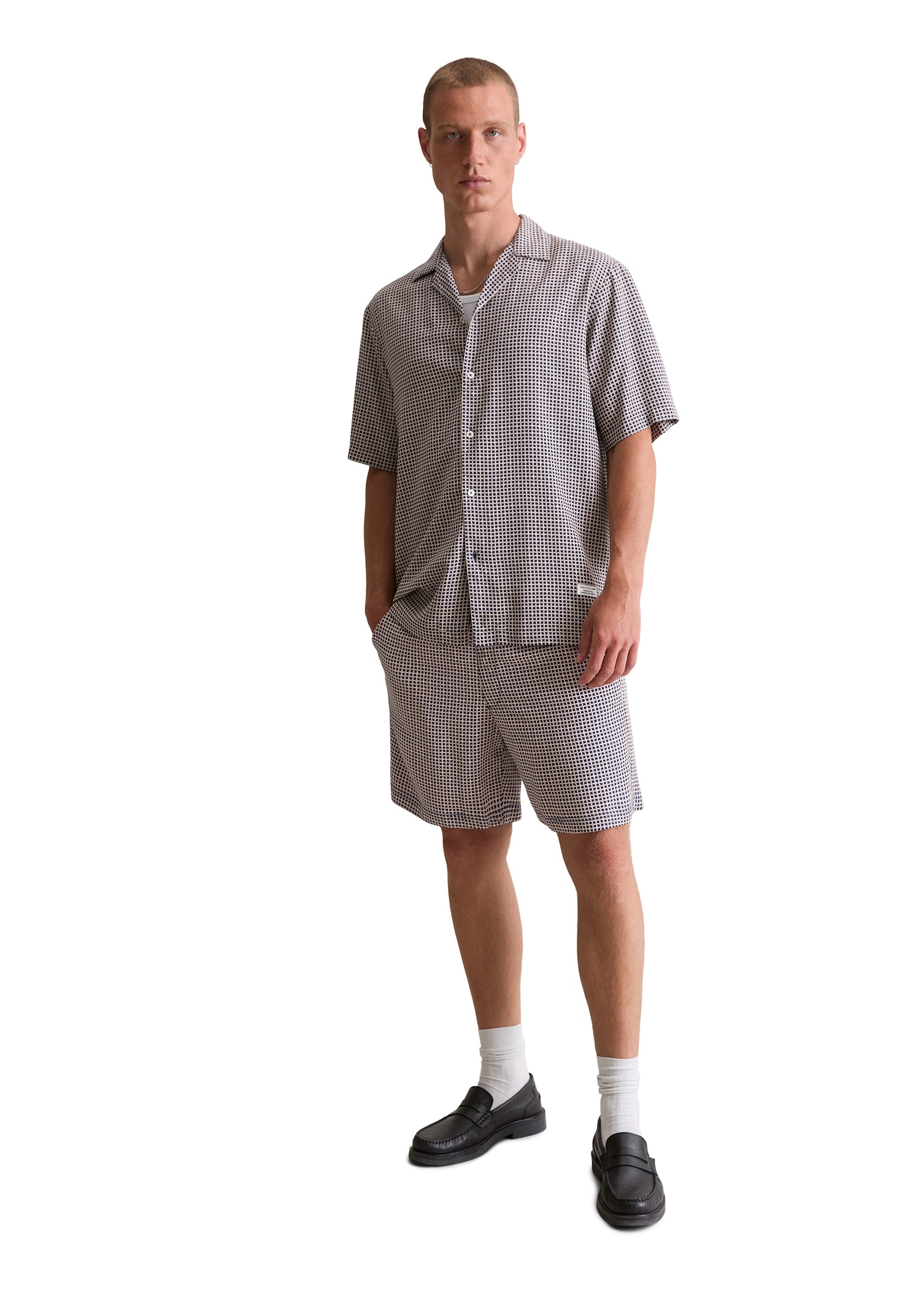 Marc O'Polo DENIM Kurzarmhemd »aus softer Viskose«