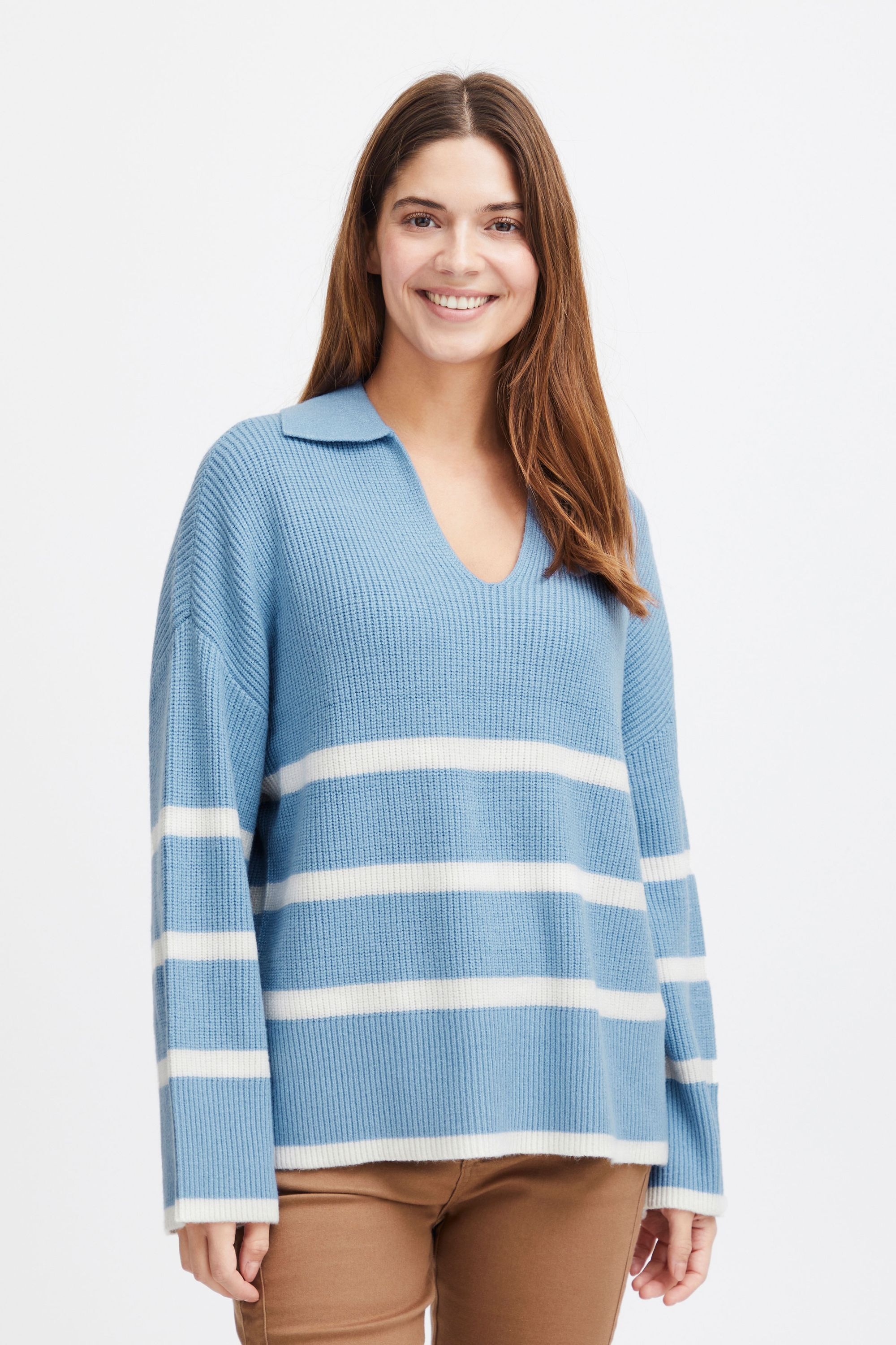 fransa Strickfleece-Pullover »Strickpullover FRAlly«