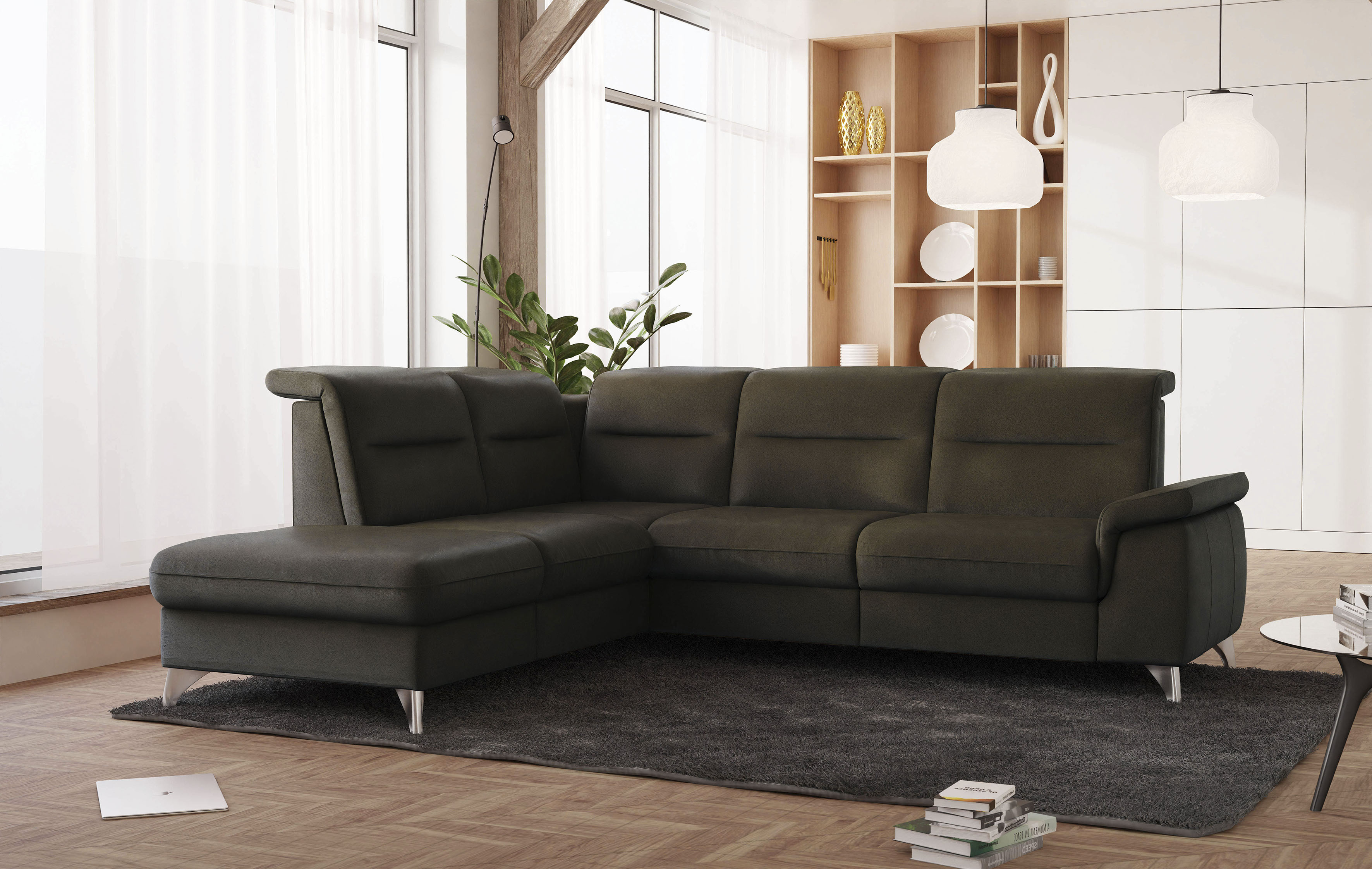 sit&more Wohnlandschaft "Astoria U-Form" wahlweise mit motorischer Relaxfunktion