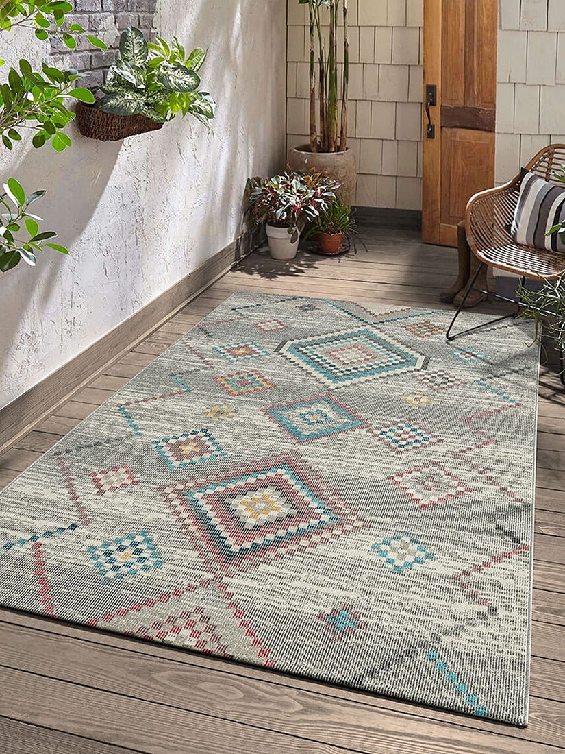 the carpet 1100000002199 "Palma" rechteckig 4 mm Höhe Outdoor moderner robuster In und Outdoor Teppich