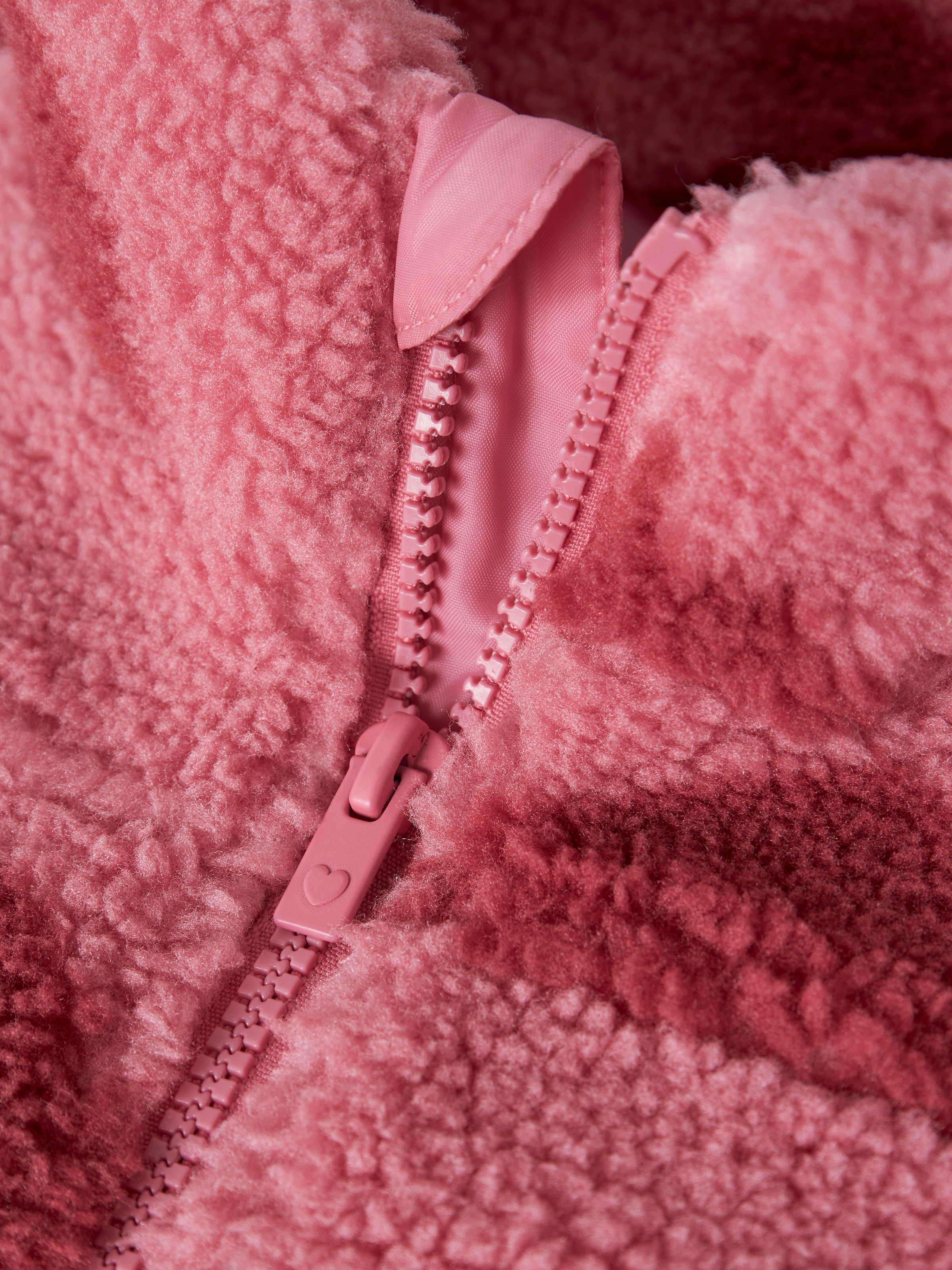 Name It Plüschjacke »NMFMONICA TEDDY JACKET AOP NOOS« Kunstfaser