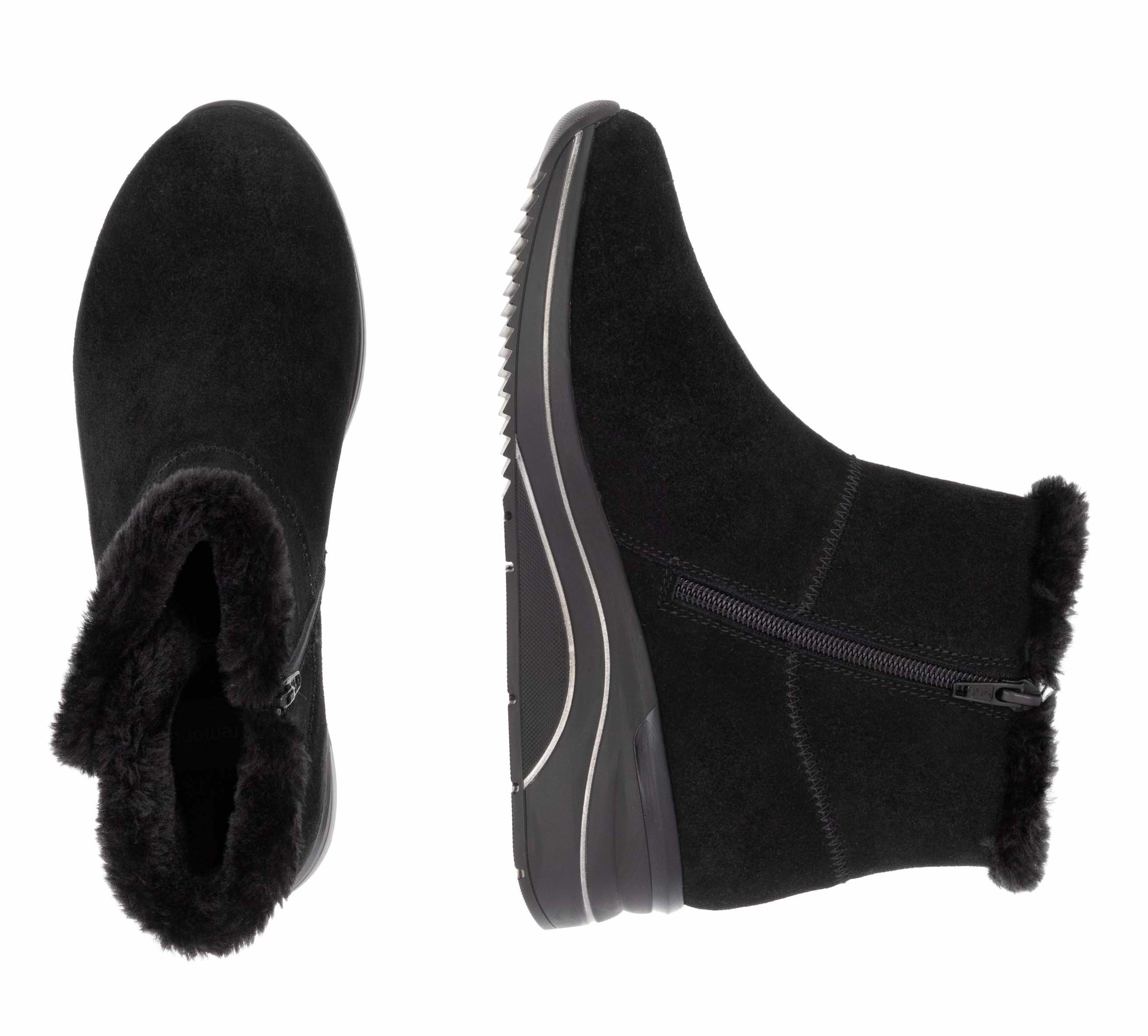 Remonte Winterstiefelette, Keilabsatz, Stiefelette, Winterboots, wasserabweisende TEX-Membran
