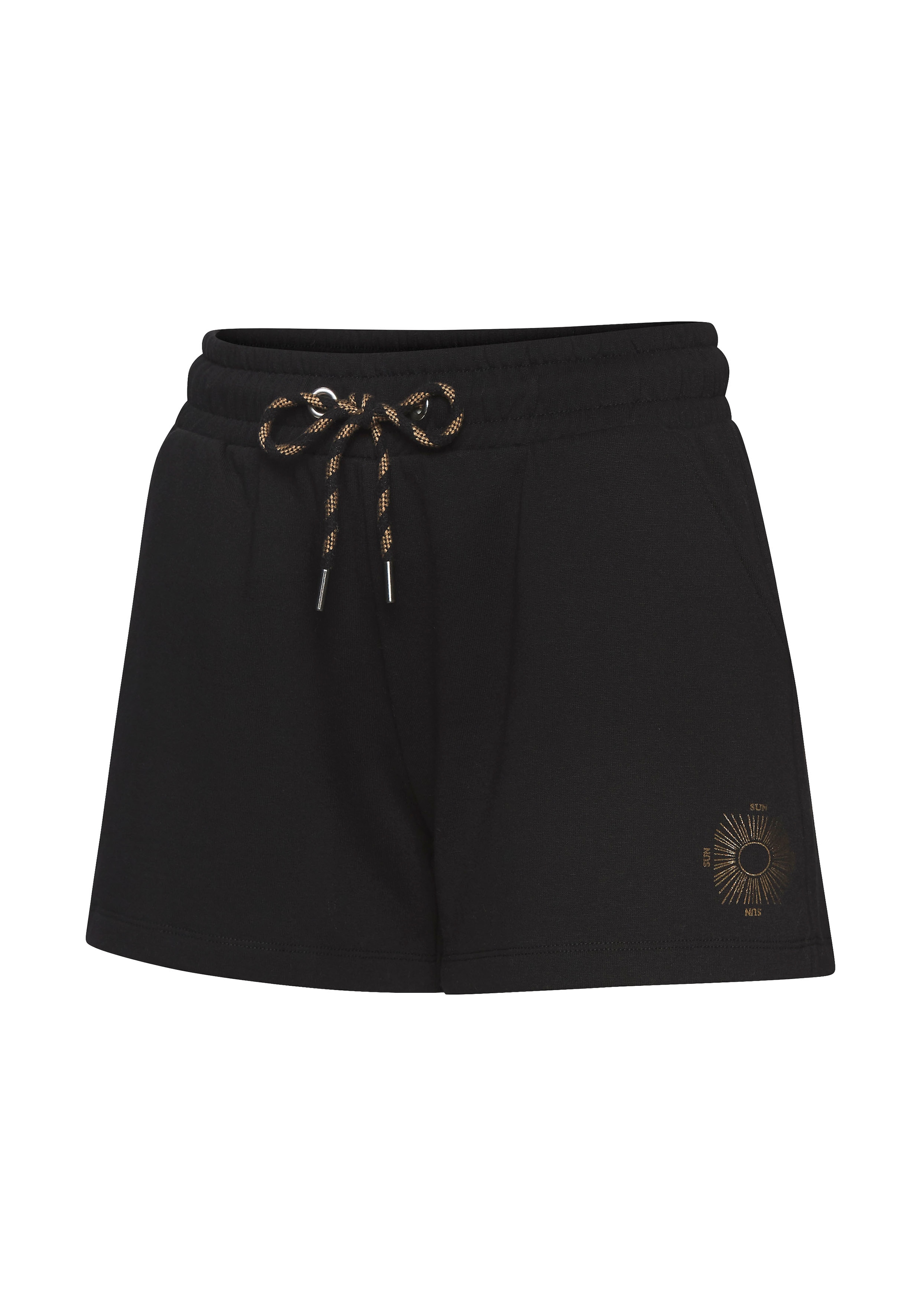Buffalo Sweatshorts, Loungeshorts mit seitlichen Taschen und kleinem Print, Loungewear