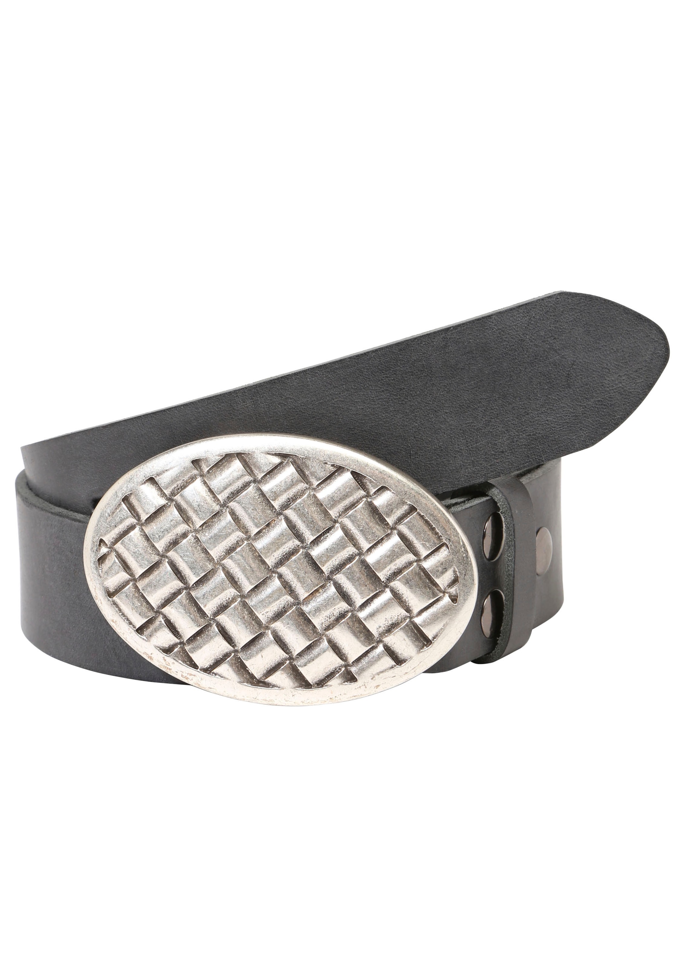 Rettungsring Gürtel Ledergürtel mit austauschbarer Schließe "Oval Geflochte günstig online kaufen