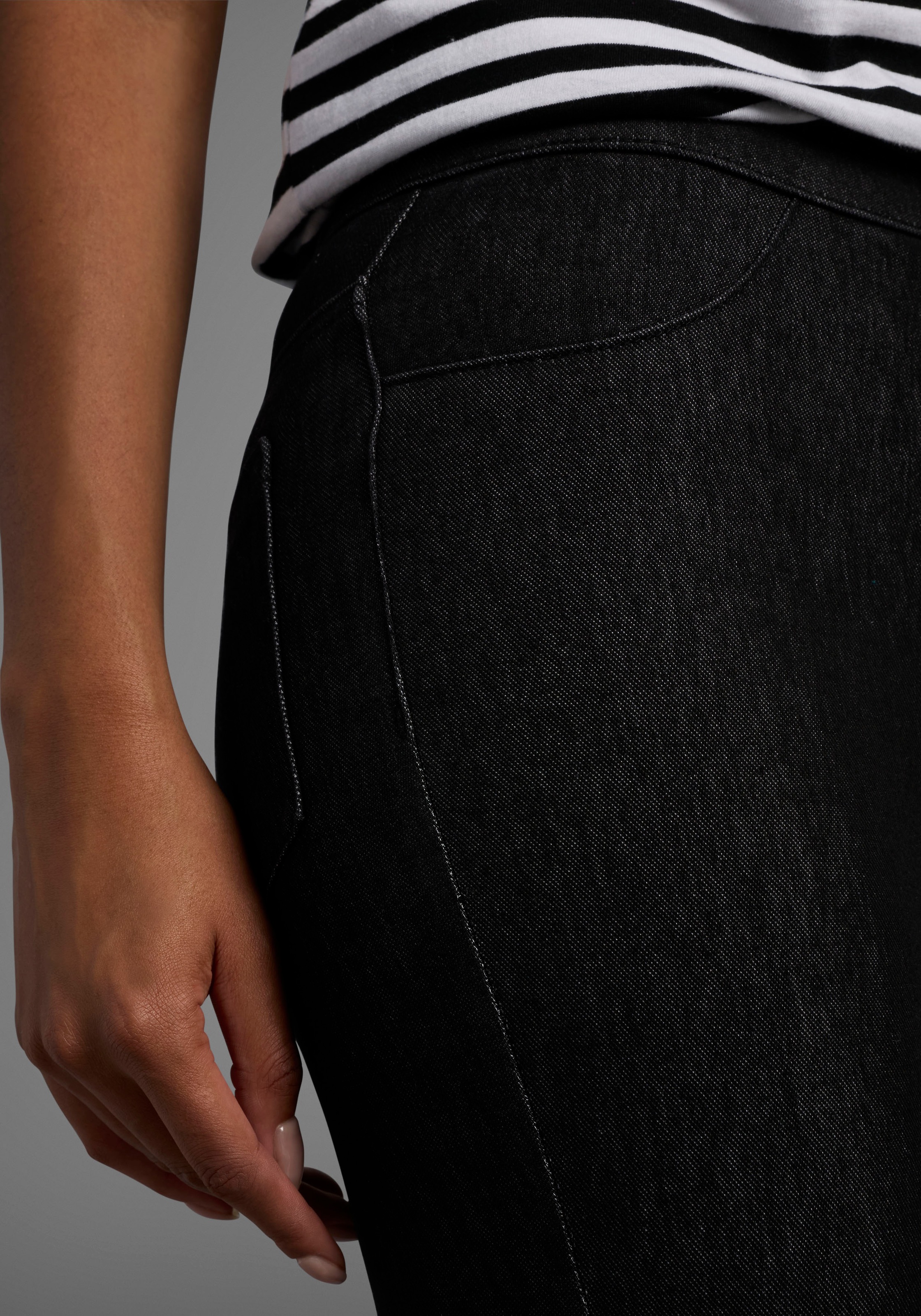 Thumbnail - Arizona Jogg Pants "High Waist" extra-eng geschnitten, knöchellange Beinform, hoher Bund