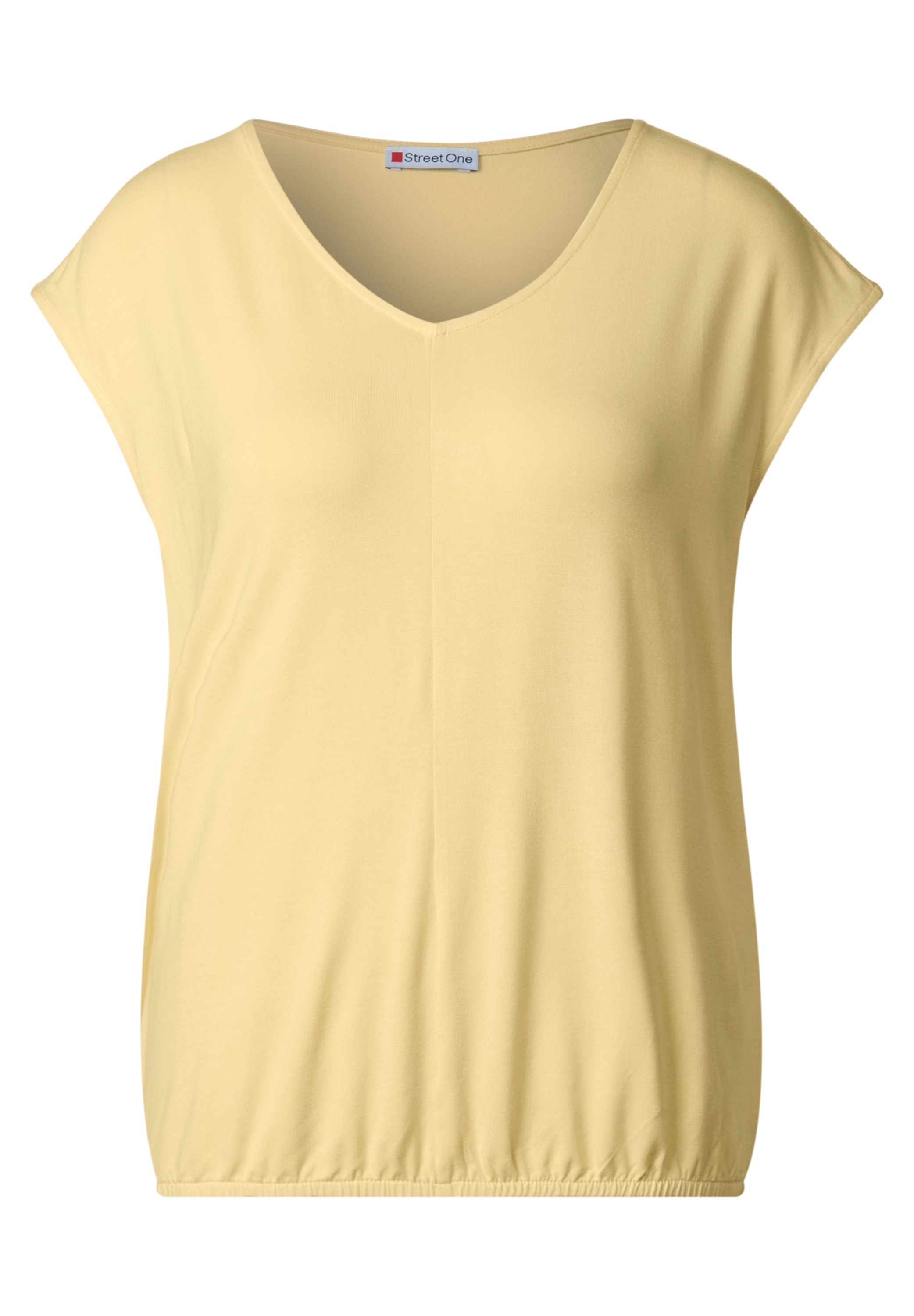 STREET ONE T-Shirt, bestehend aus einem Materialmix